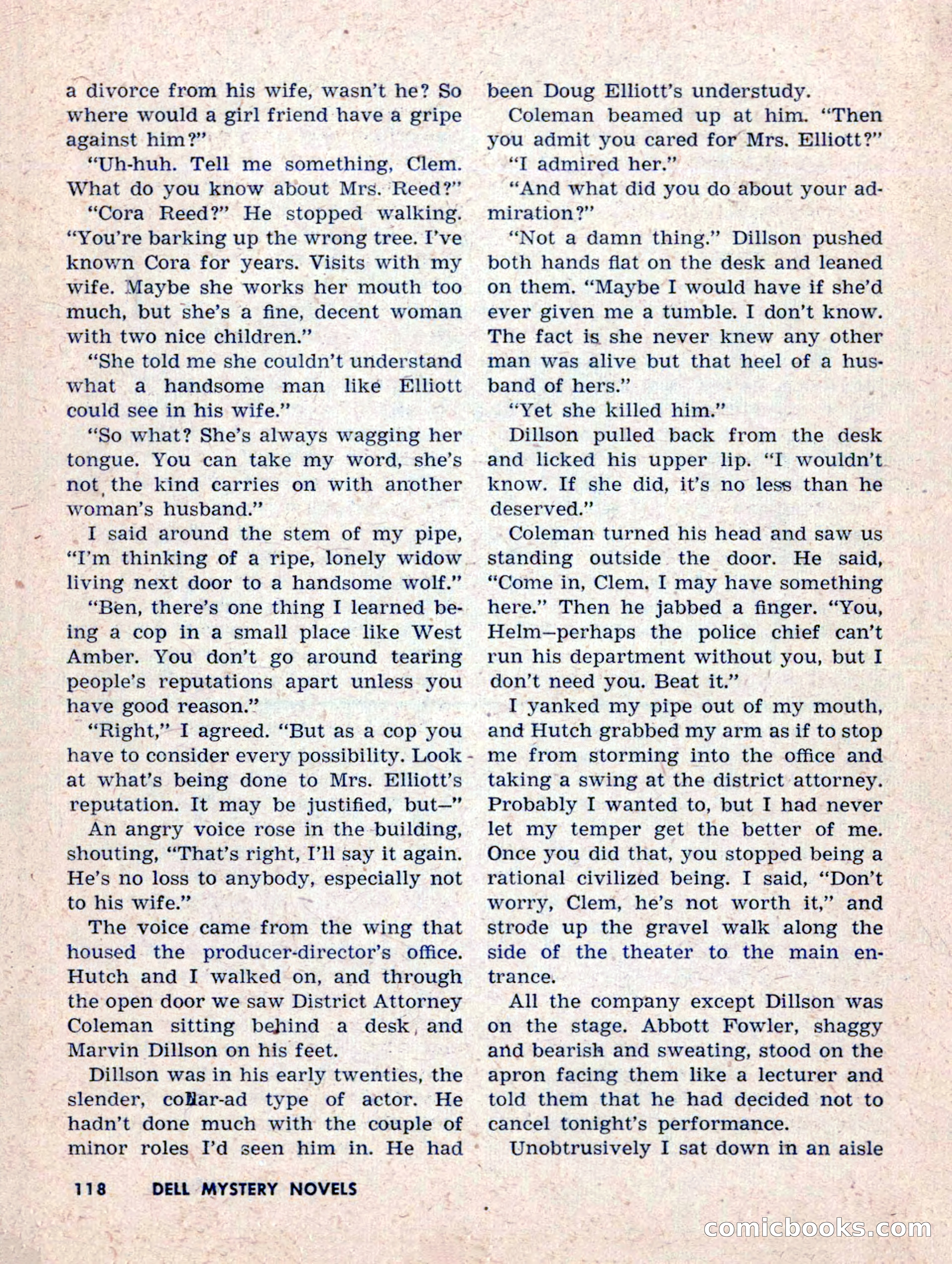 Dell Mystery Novels No. 1 — page 120 of 132