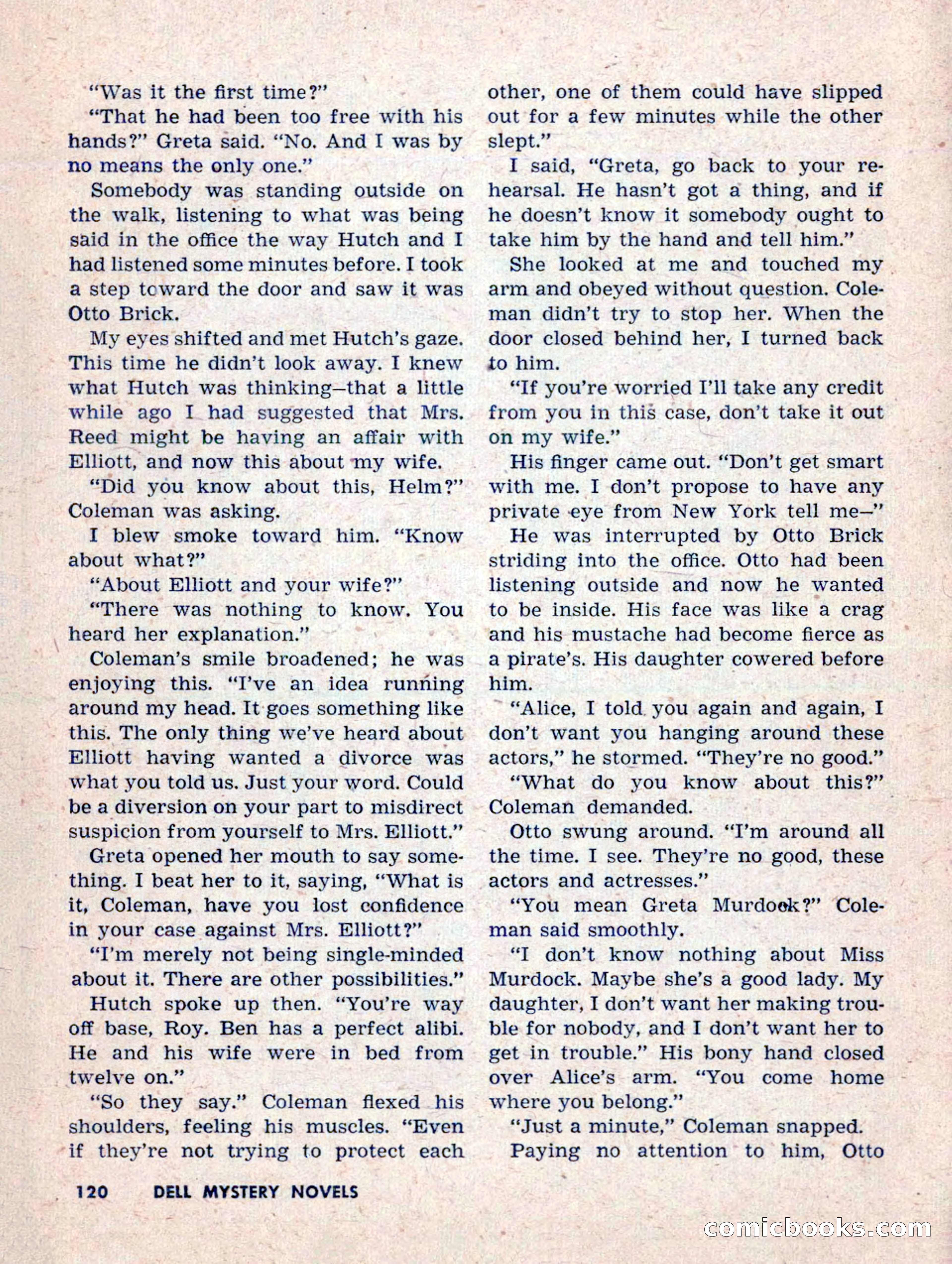 Dell Mystery Novels No. 1 — page 122 of 132