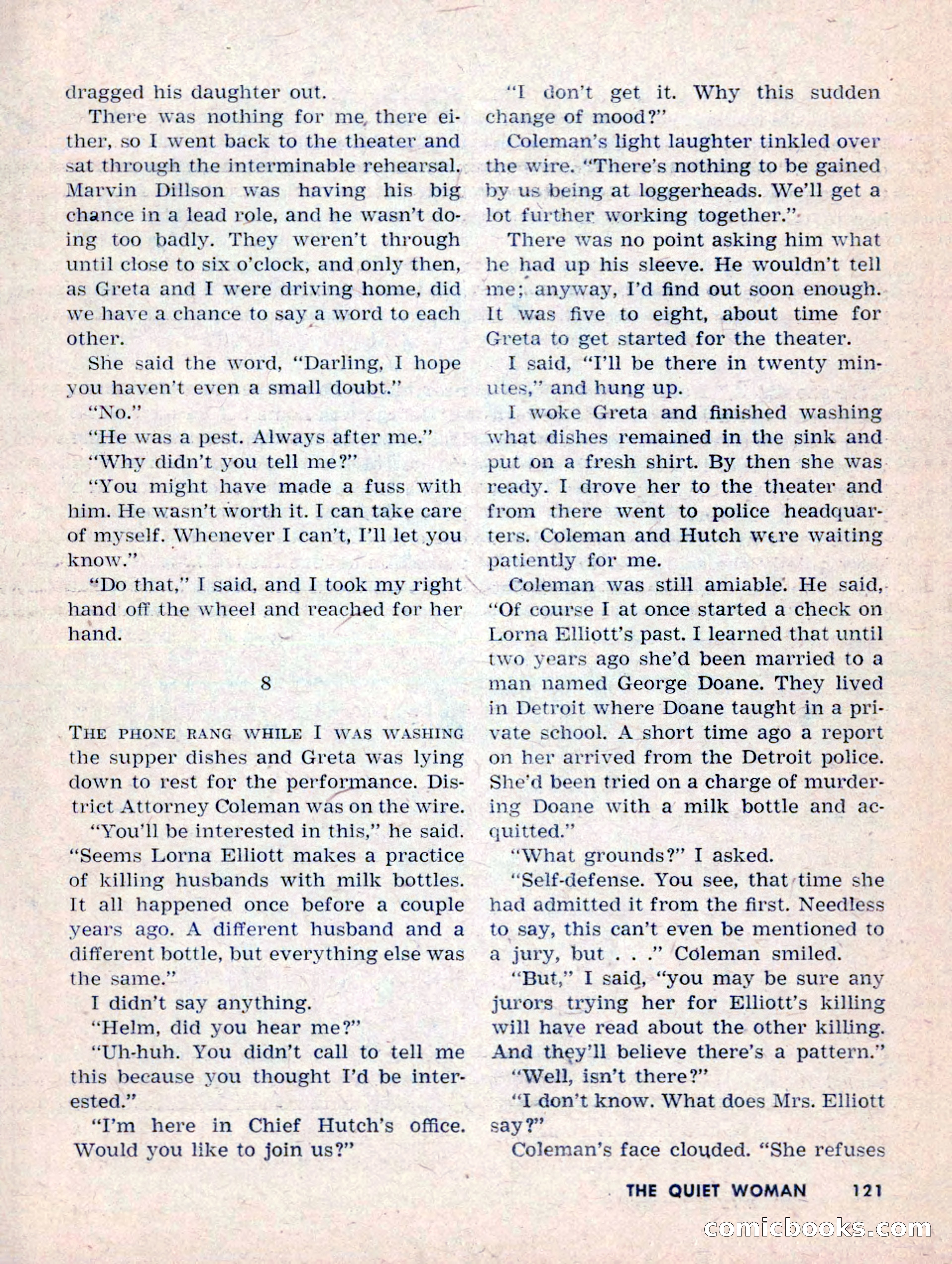Dell Mystery Novels No. 1 — page 123 of 132