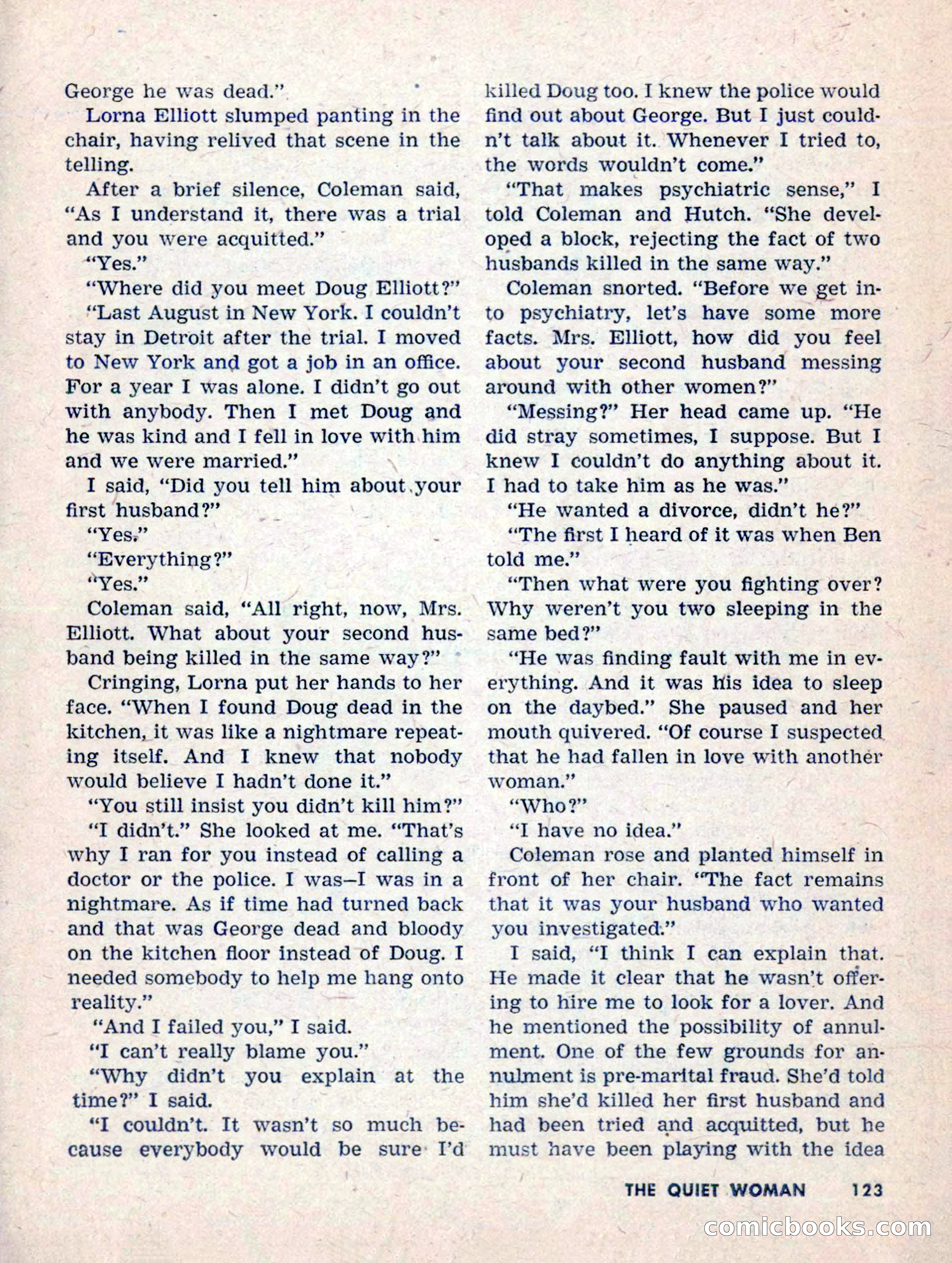 Dell Mystery Novels No. 1 — page 125 of 132