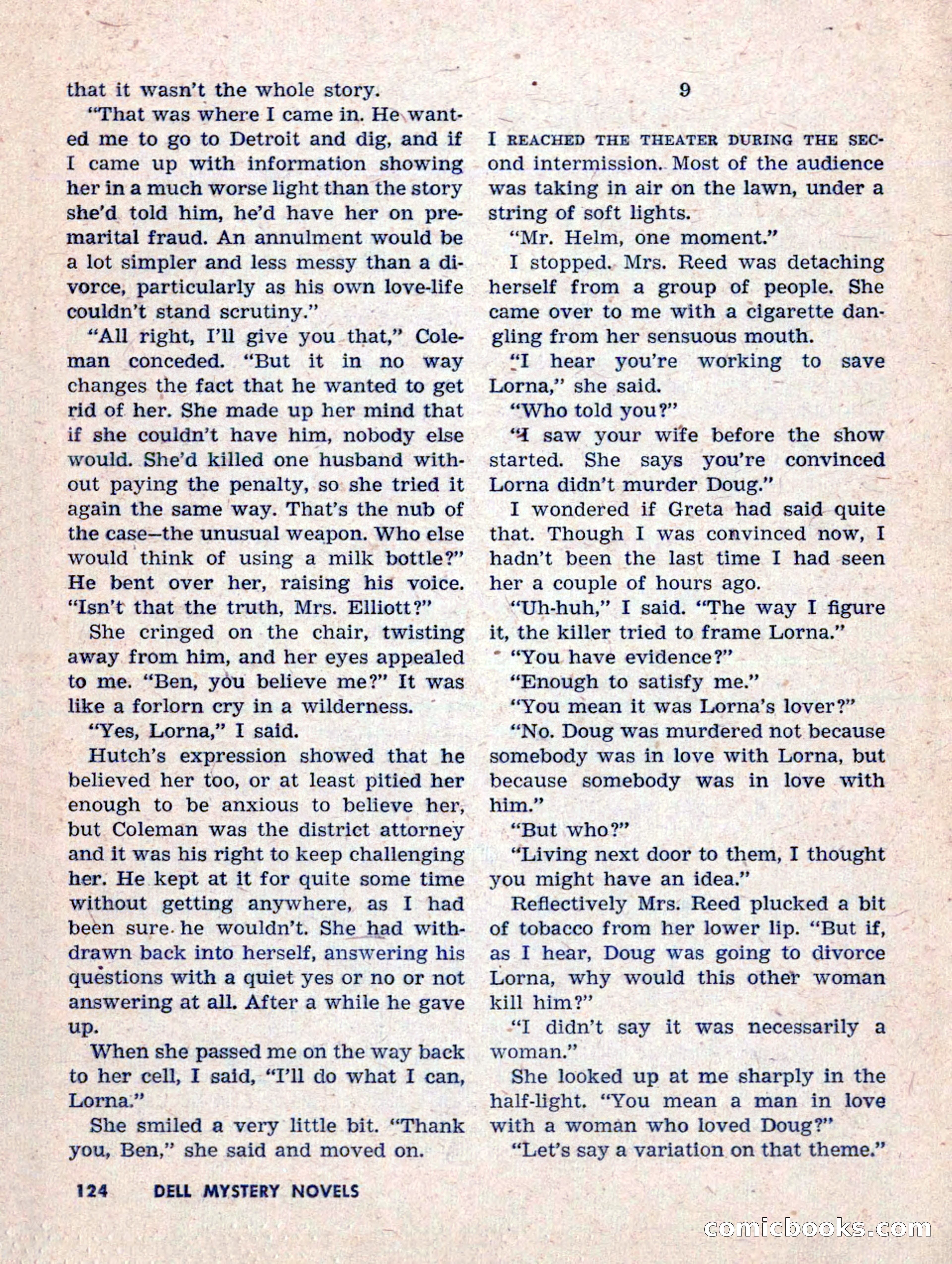 Dell Mystery Novels No. 1 — page 126 of 132