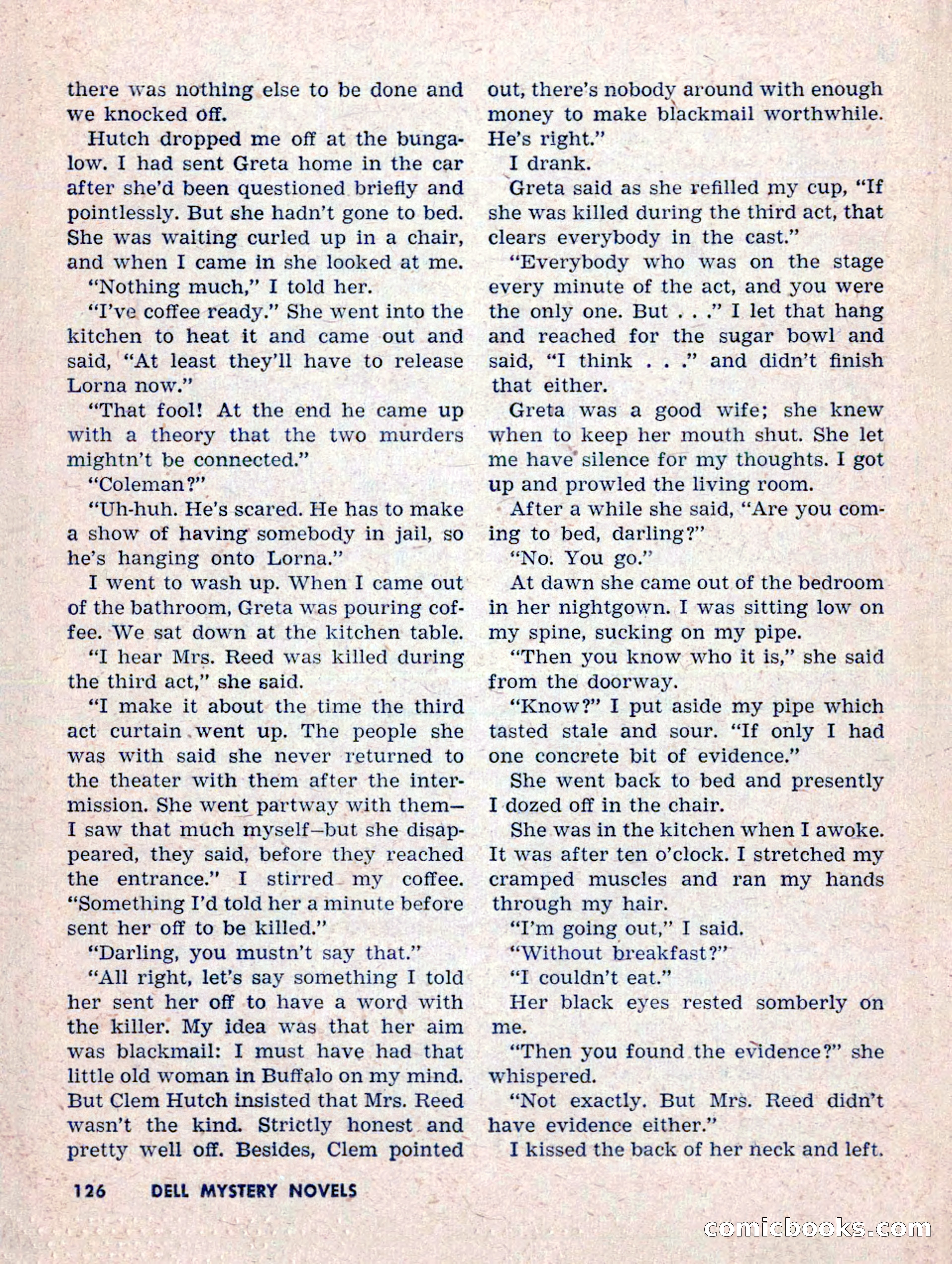 Dell Mystery Novels No. 1 — page 128 of 132