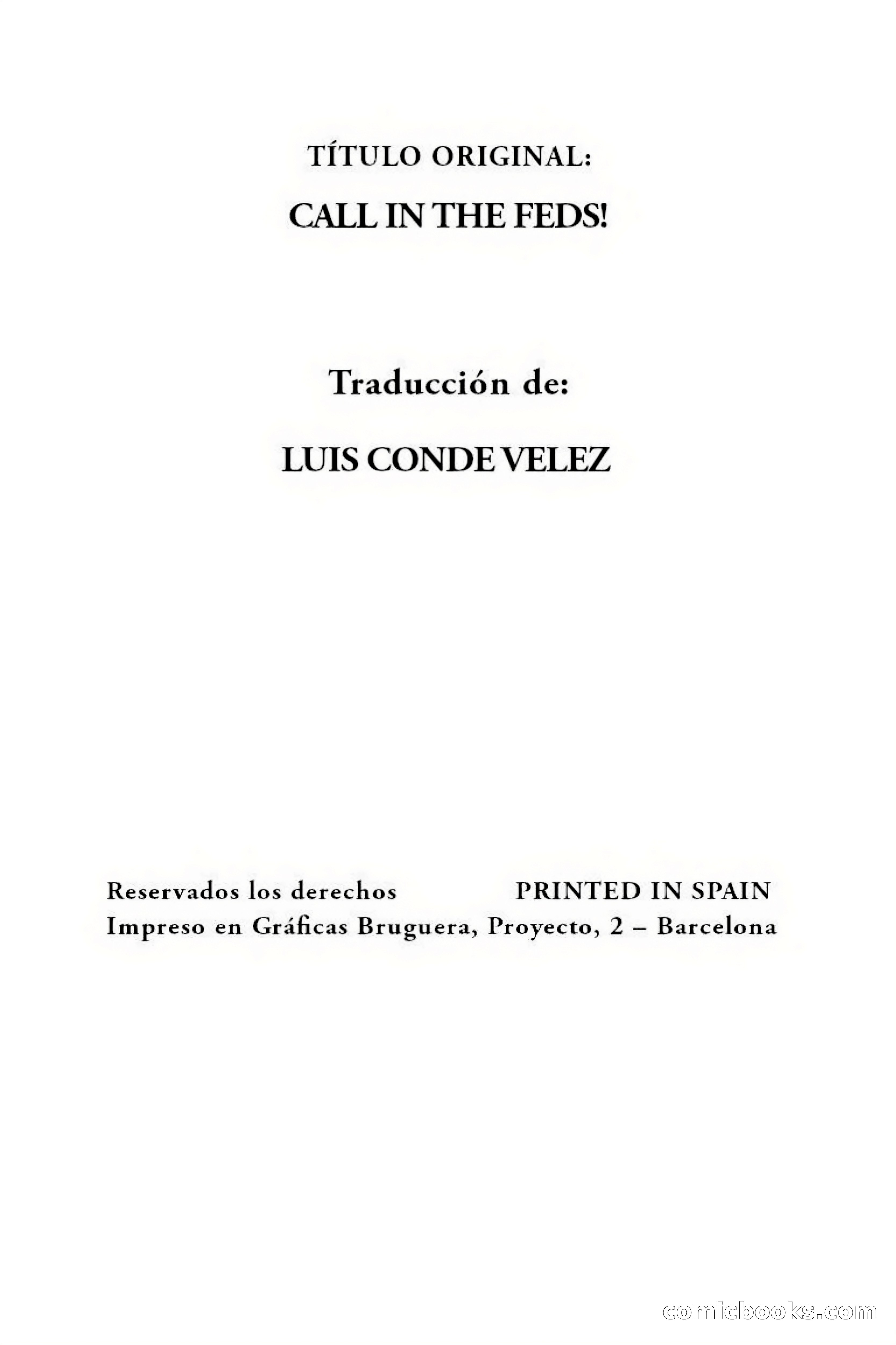 D Detective Magazine: Llamad al F.B.I. — page 3 of 135