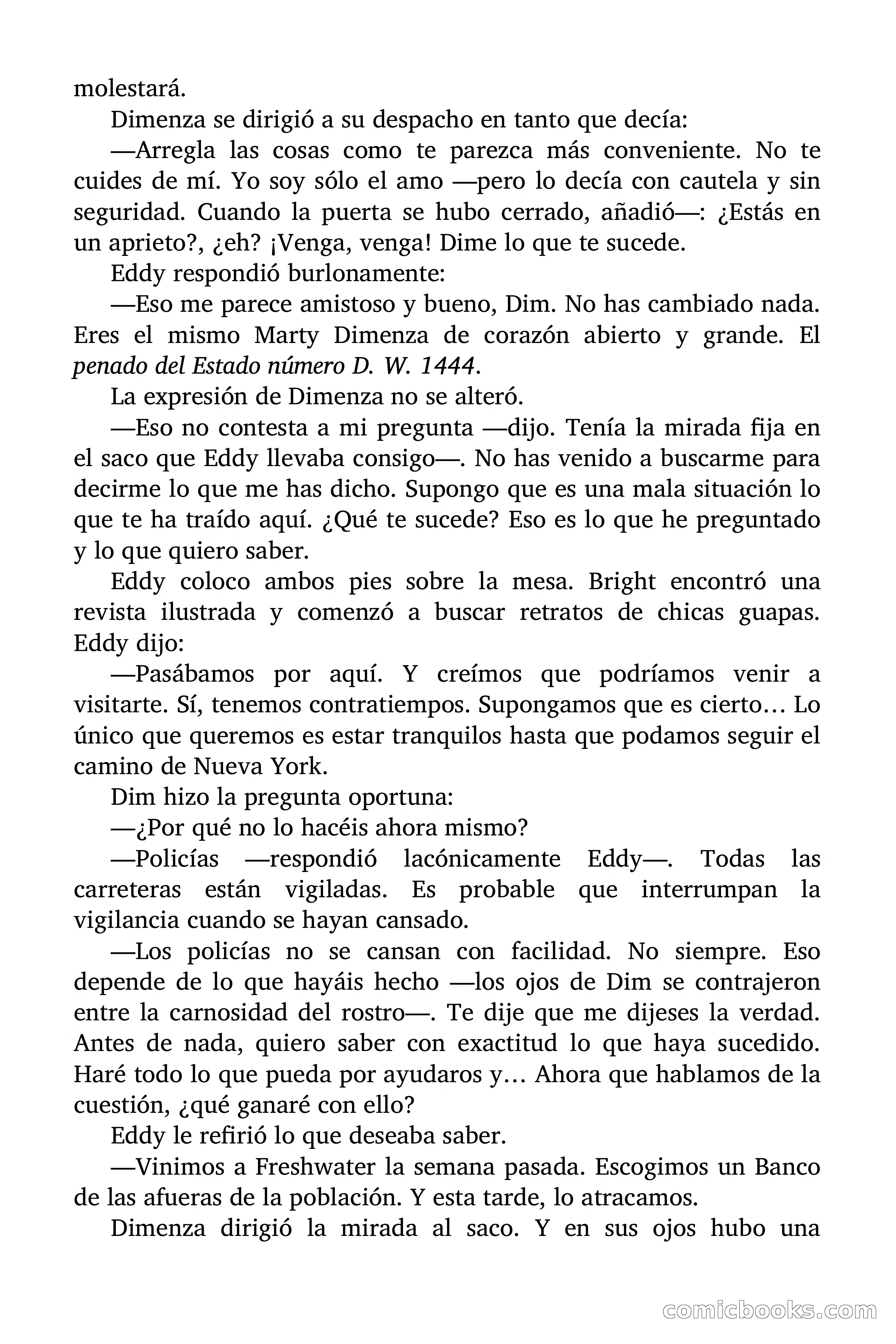 D Detective Magazine: Llamad al F.B.I. — page 36 of 135