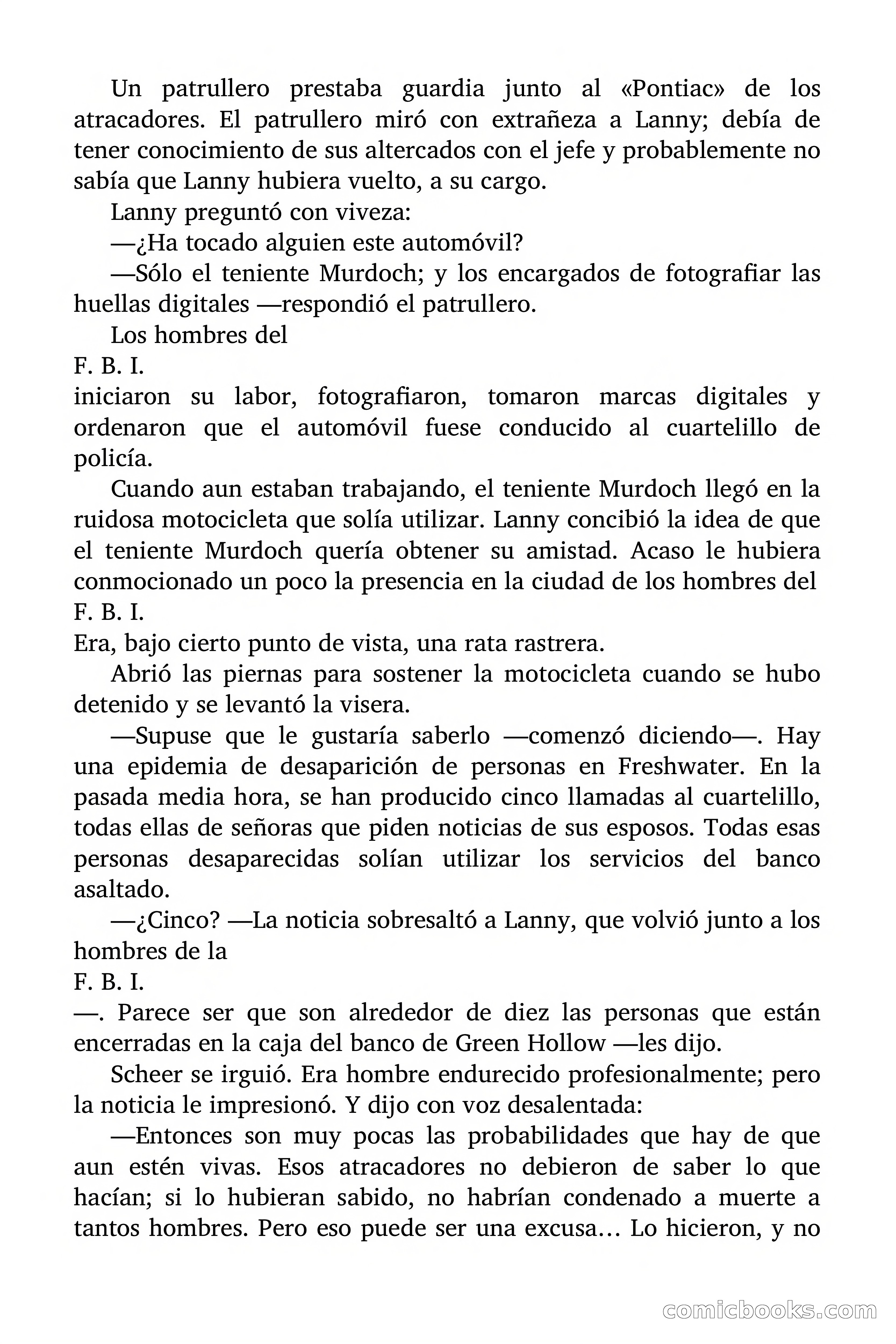 D Detective Magazine: Llamad al F.B.I. — page 84 of 135
