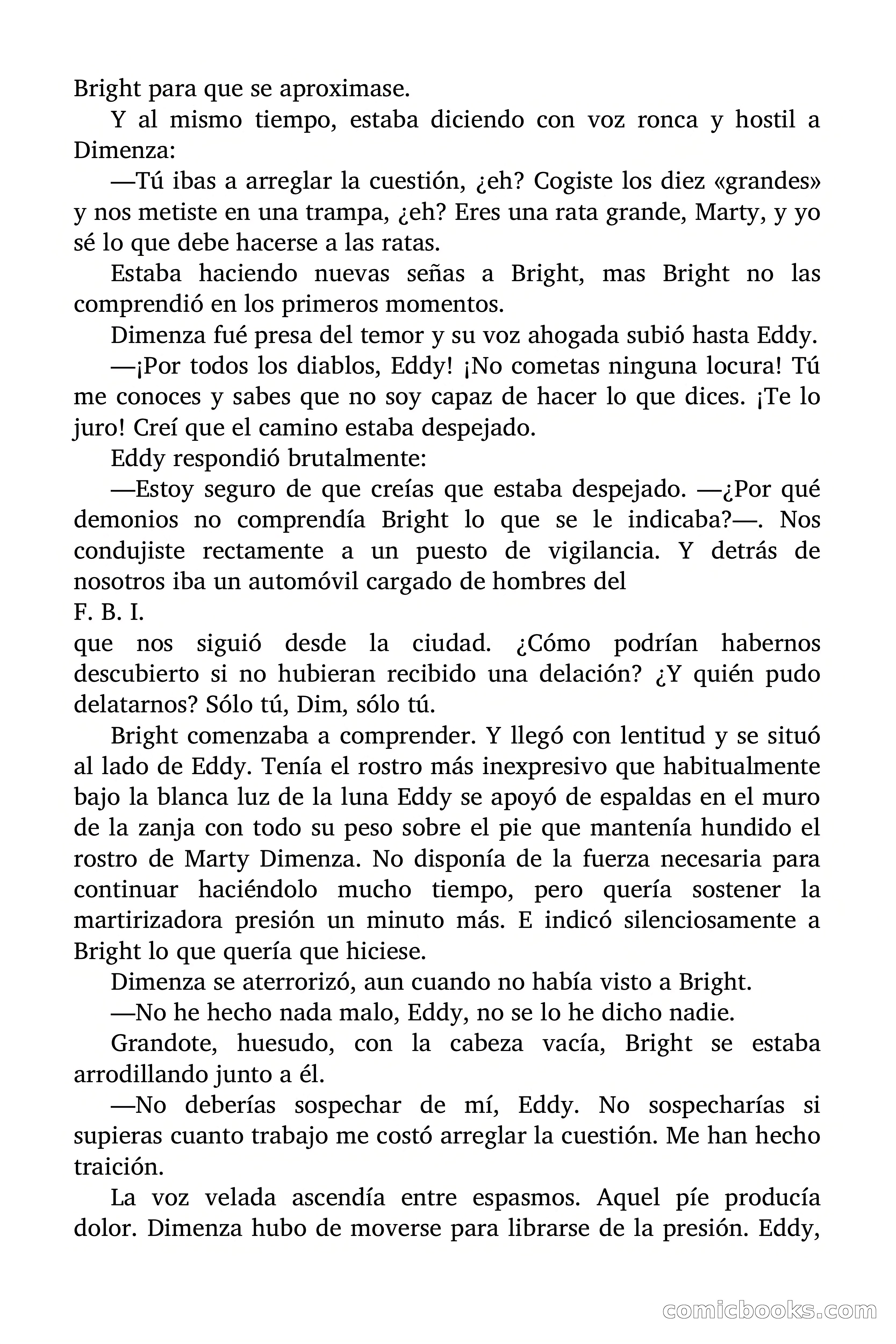 D Detective Magazine: Llamad al F.B.I. — page 116 of 135