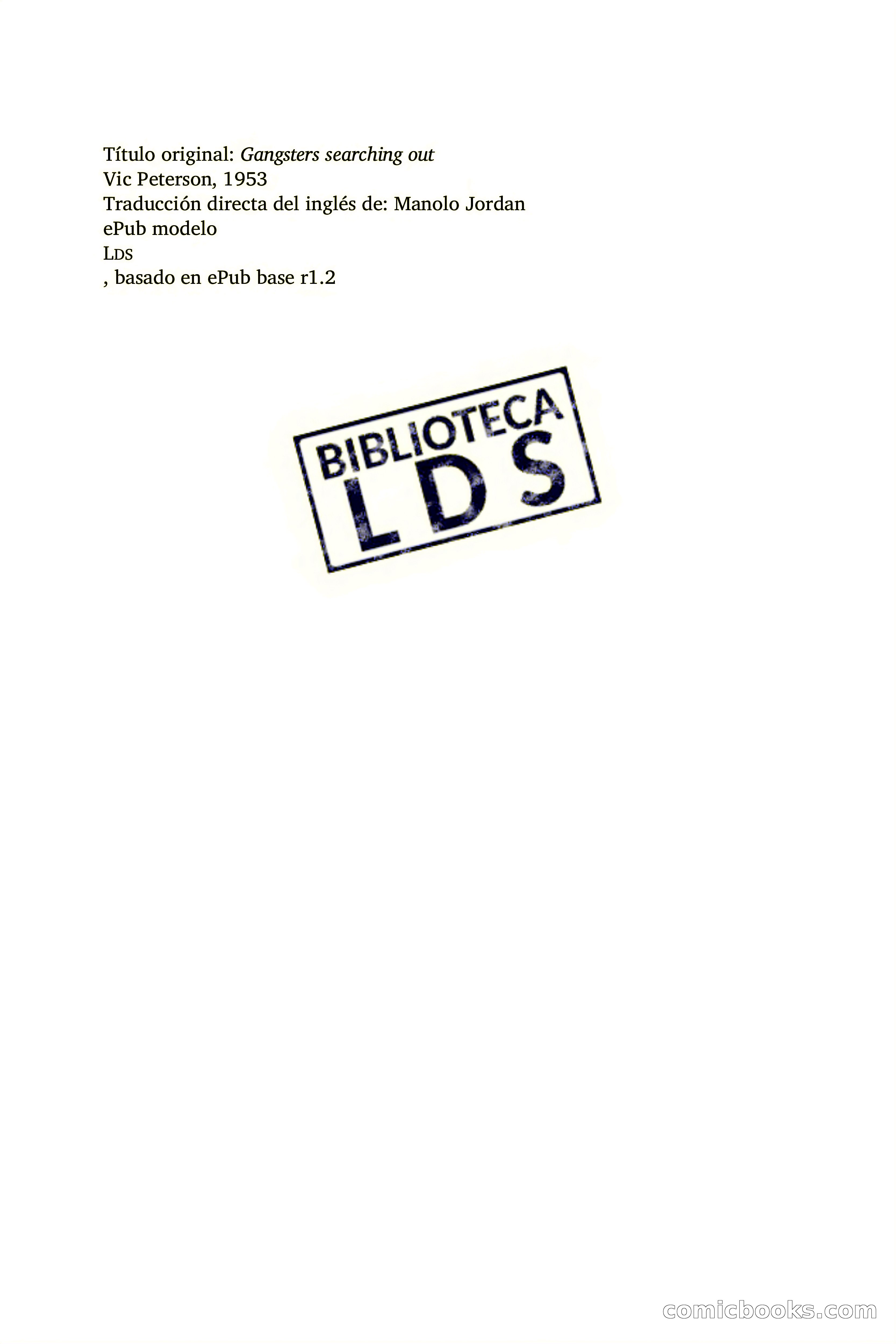Detective Magazine: Los Gángsters Investigan — page 4 of 101