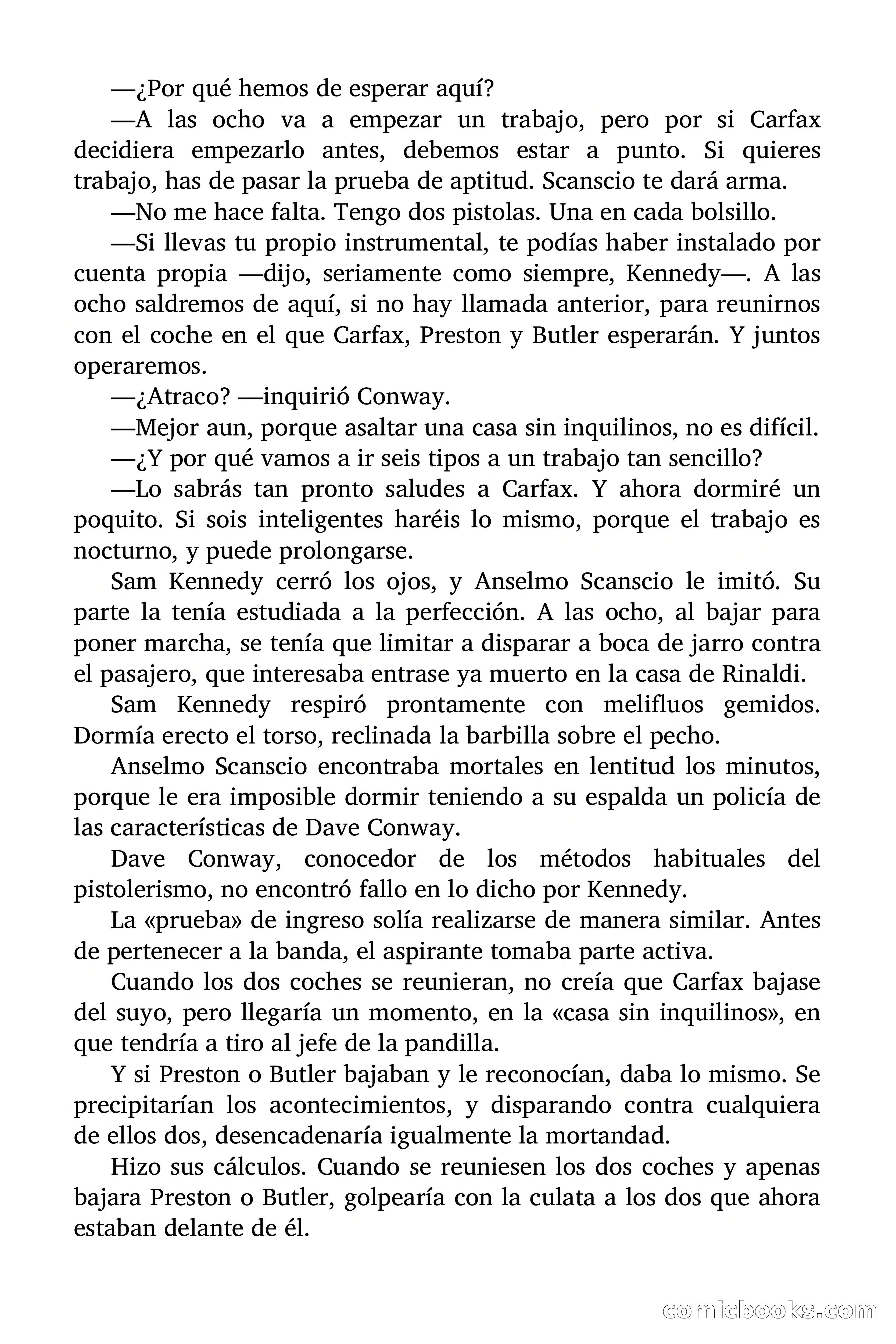 Detective Magazine: Los Gángsters Investigan — page 87 of 101