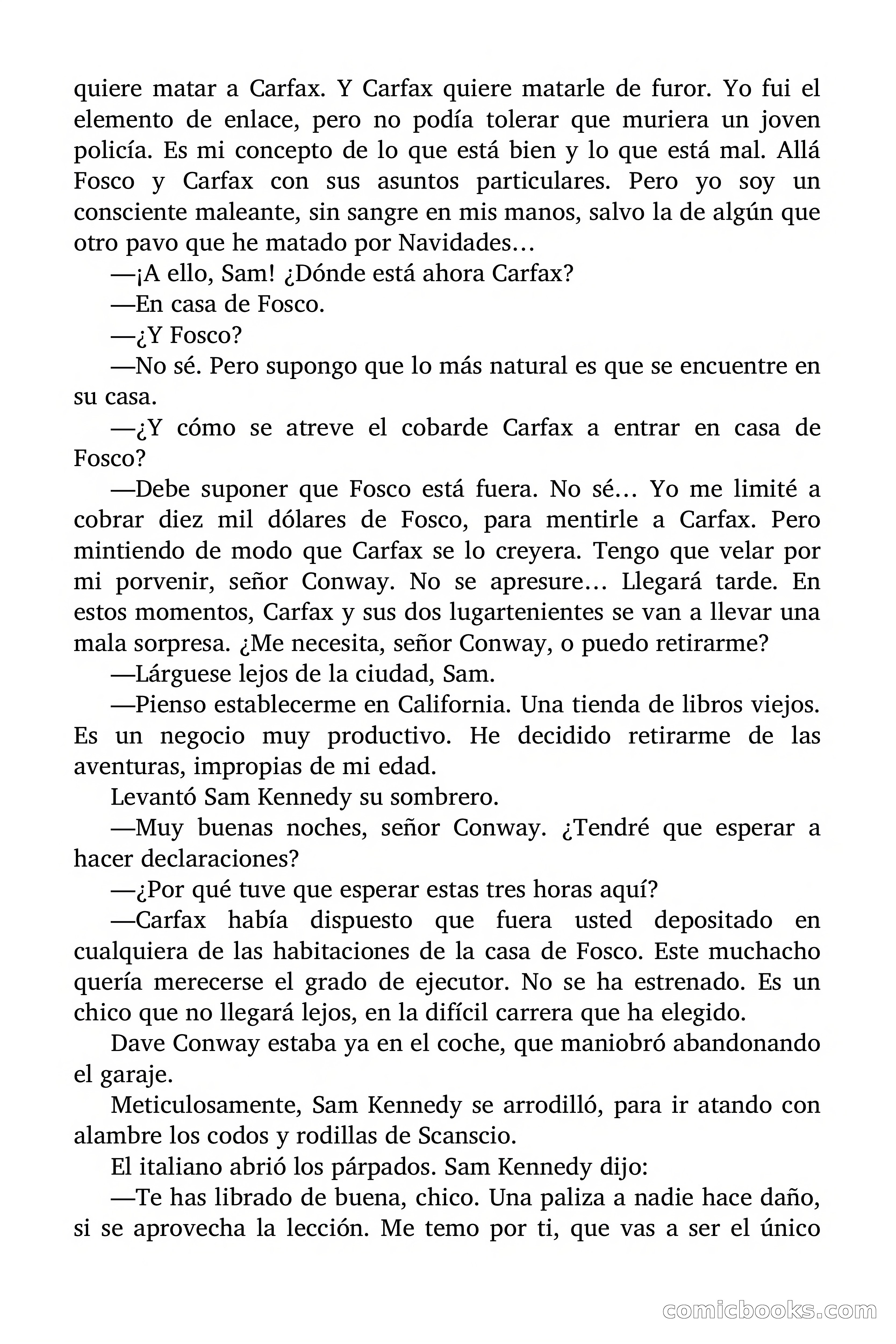 Detective Magazine: Los Gángsters Investigan — page 93 of 101