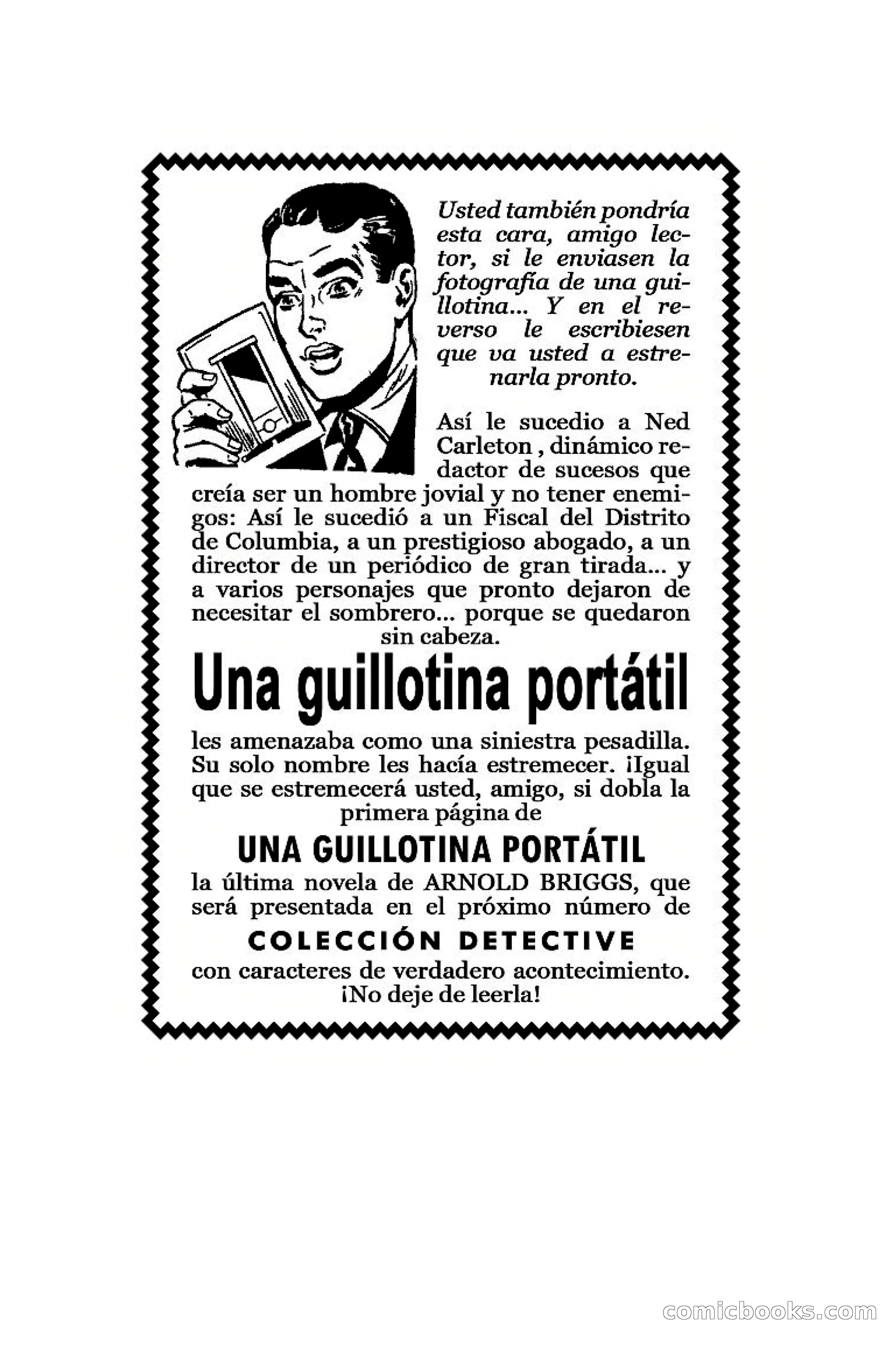 Detective Magazine: Los Gángsters Investigan — page 100 of 101
