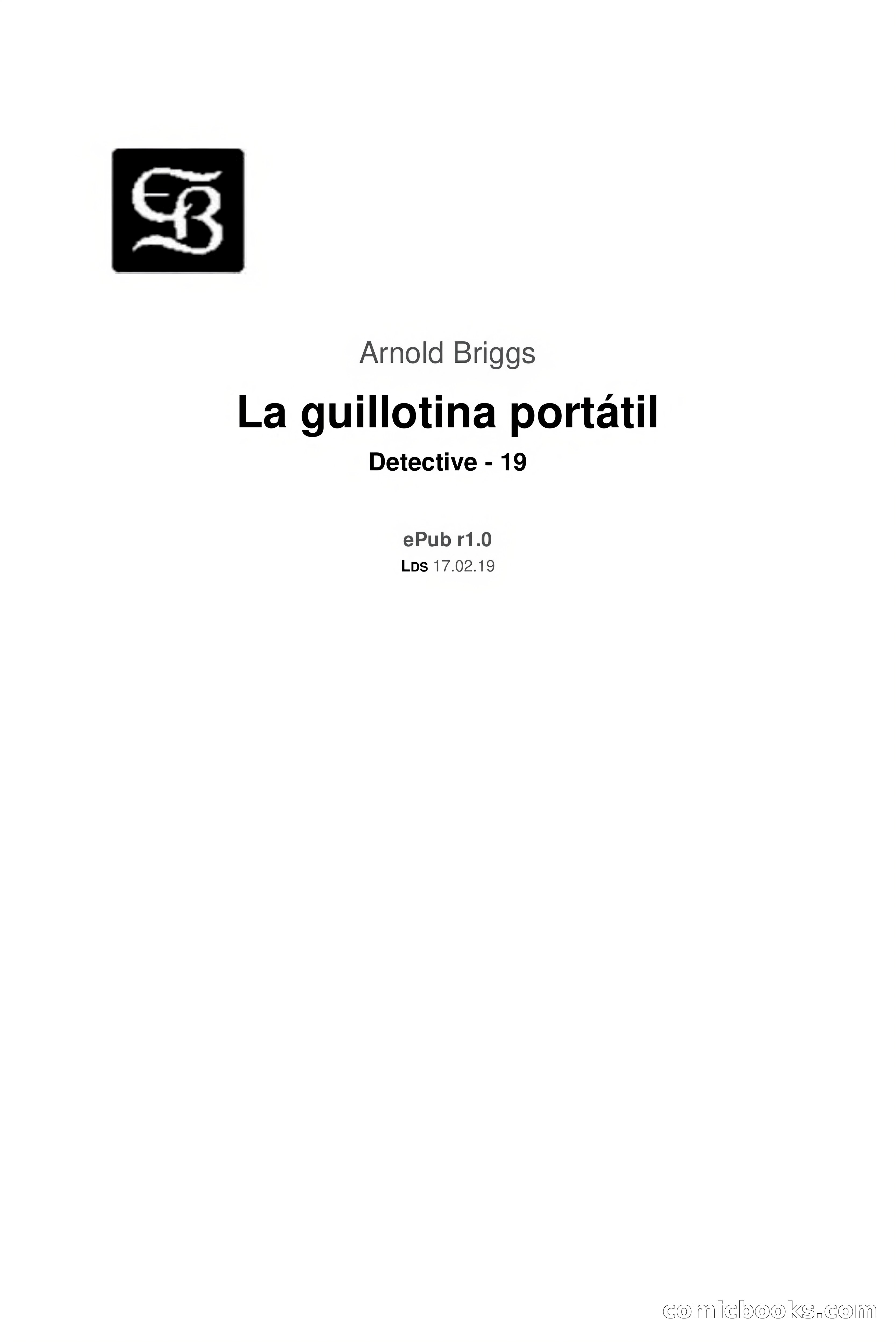 La guillotina portátil — page 3 of 104