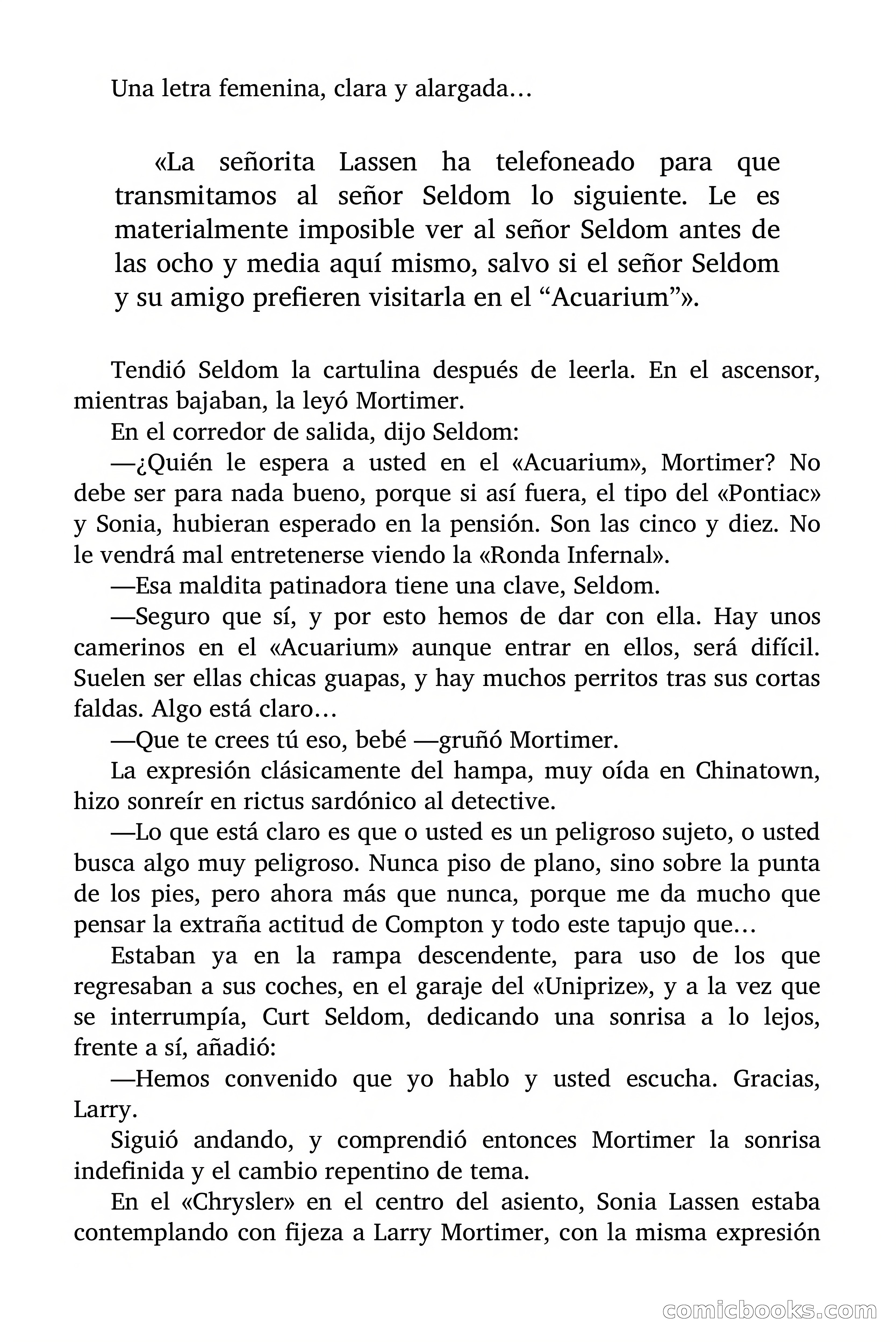 El caso del buscador siniestro — page 38 of 106
