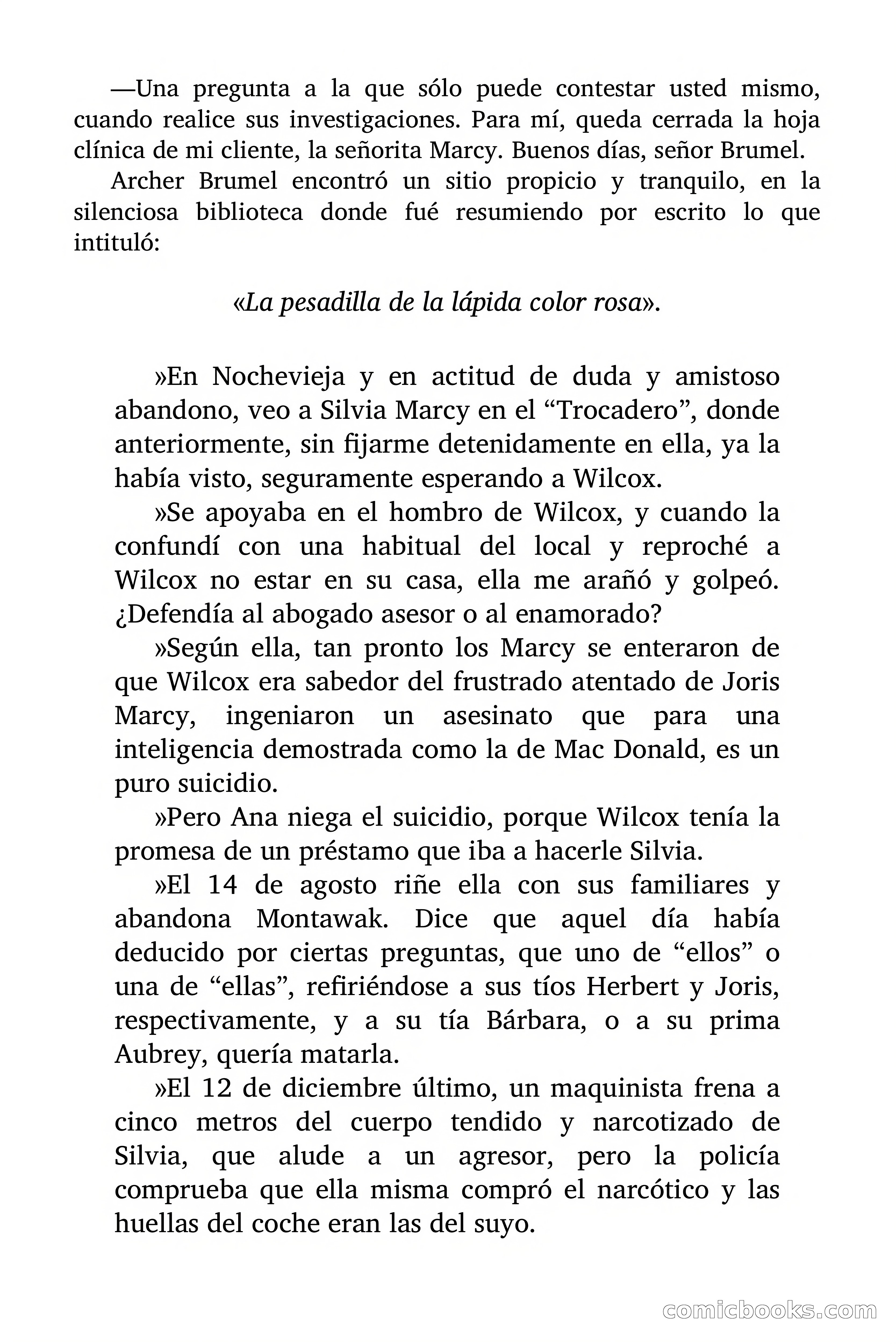 Una lápida de mármol rosa — page 56 of 106