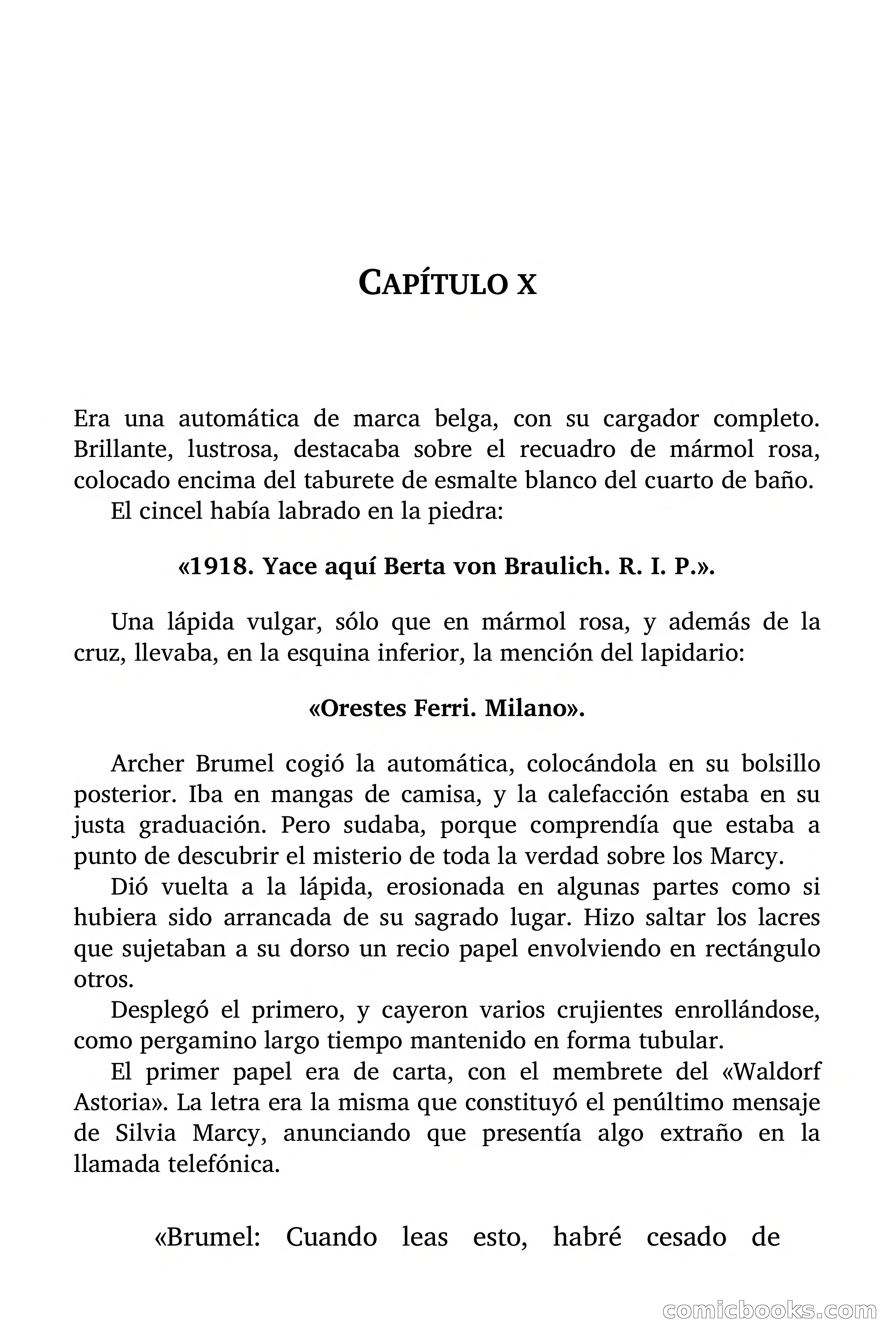 Una lápida de mármol rosa — page 86 of 106