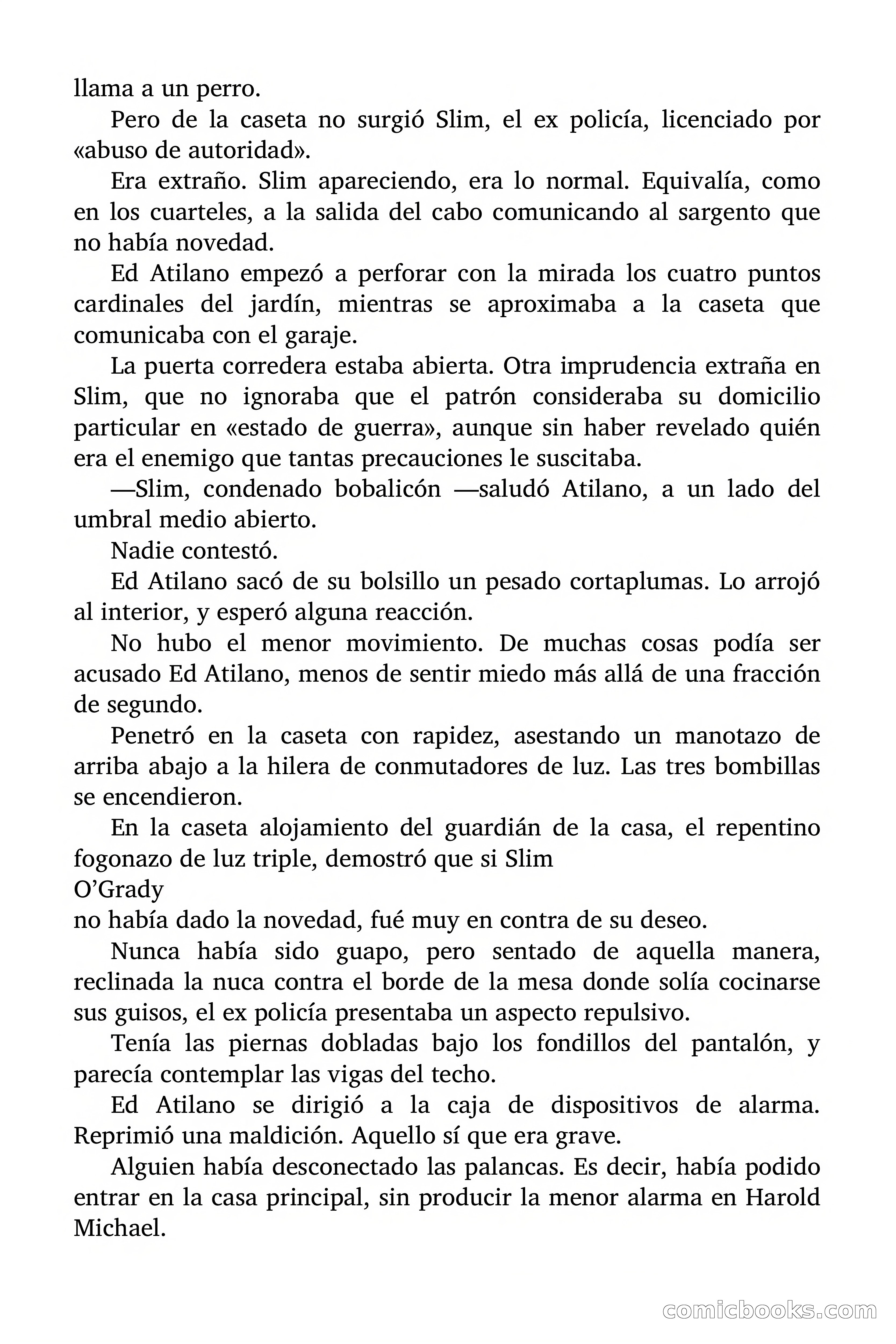 El asesino reside en comisaría — page 12 of 94