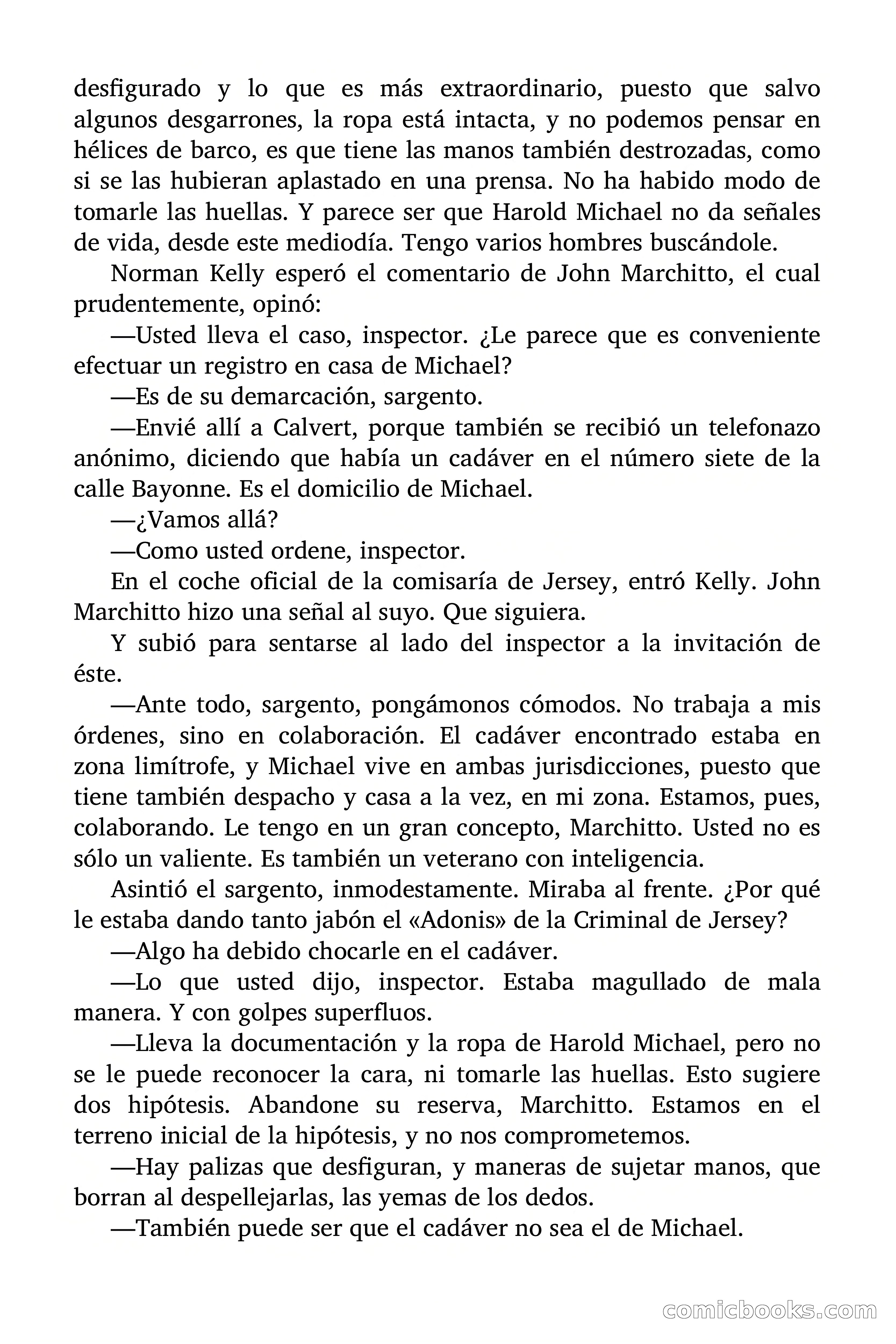 El asesino reside en comisaría — page 37 of 94