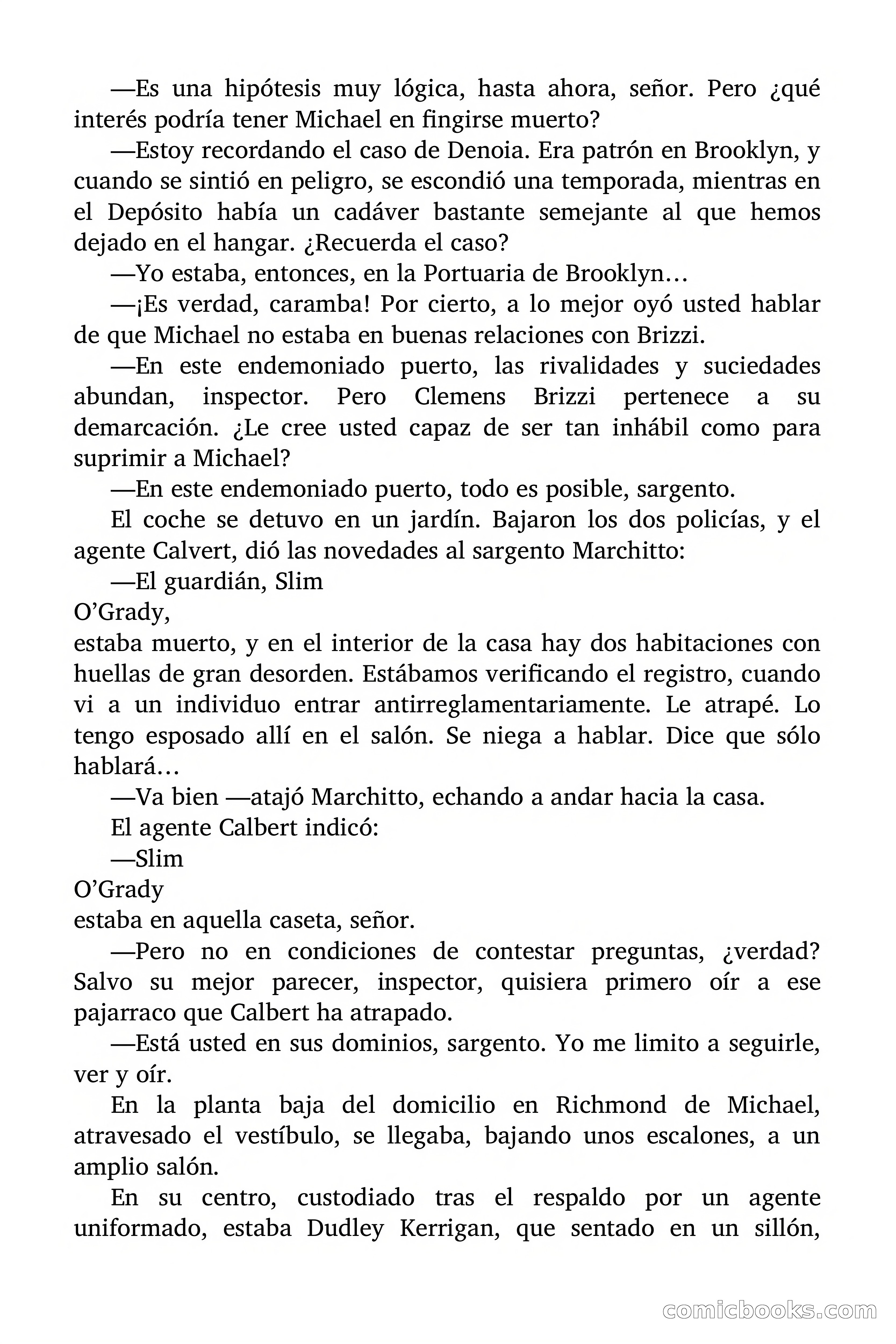 El asesino reside en comisaría — page 38 of 94