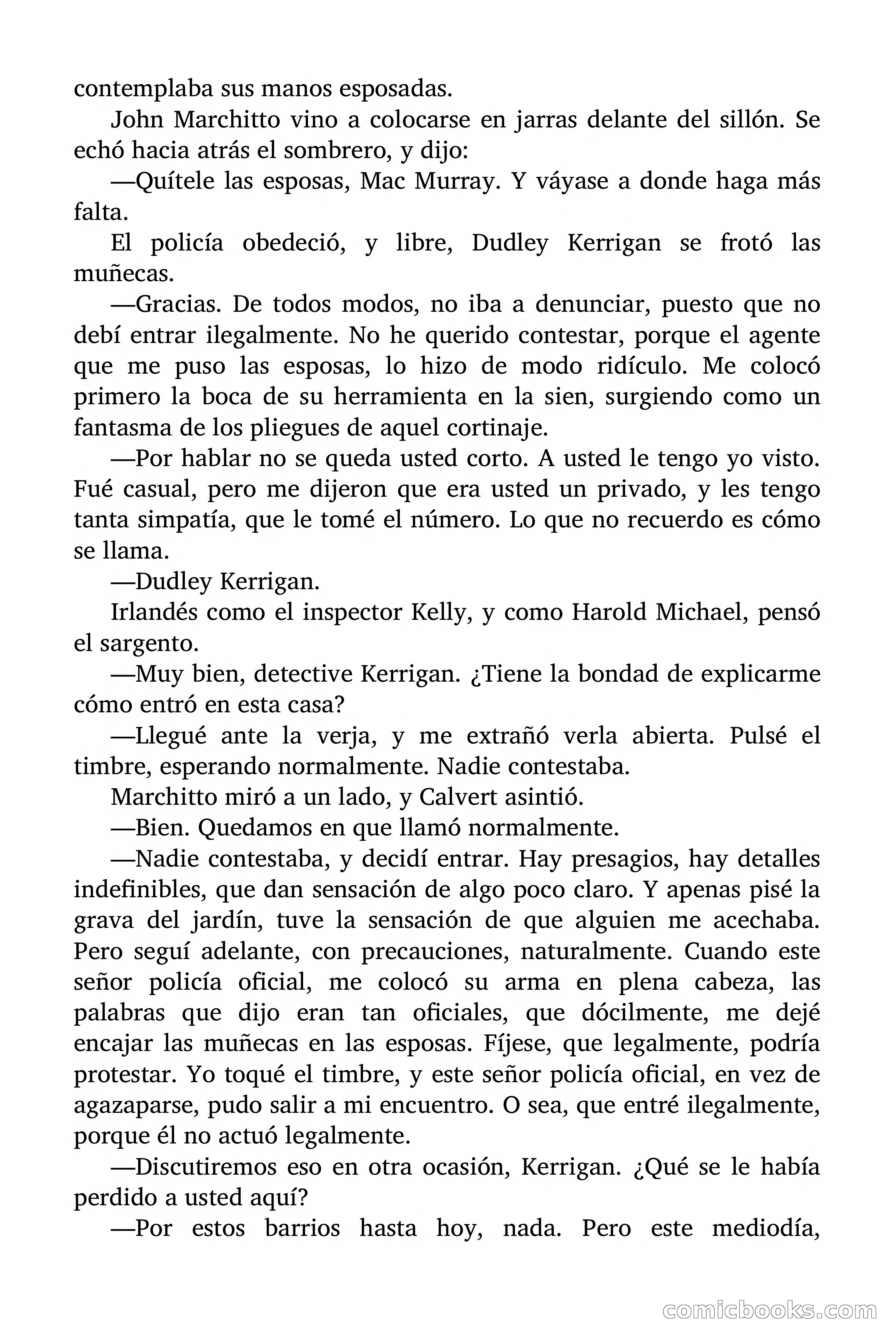 El asesino reside en comisaría — page 39 of 94