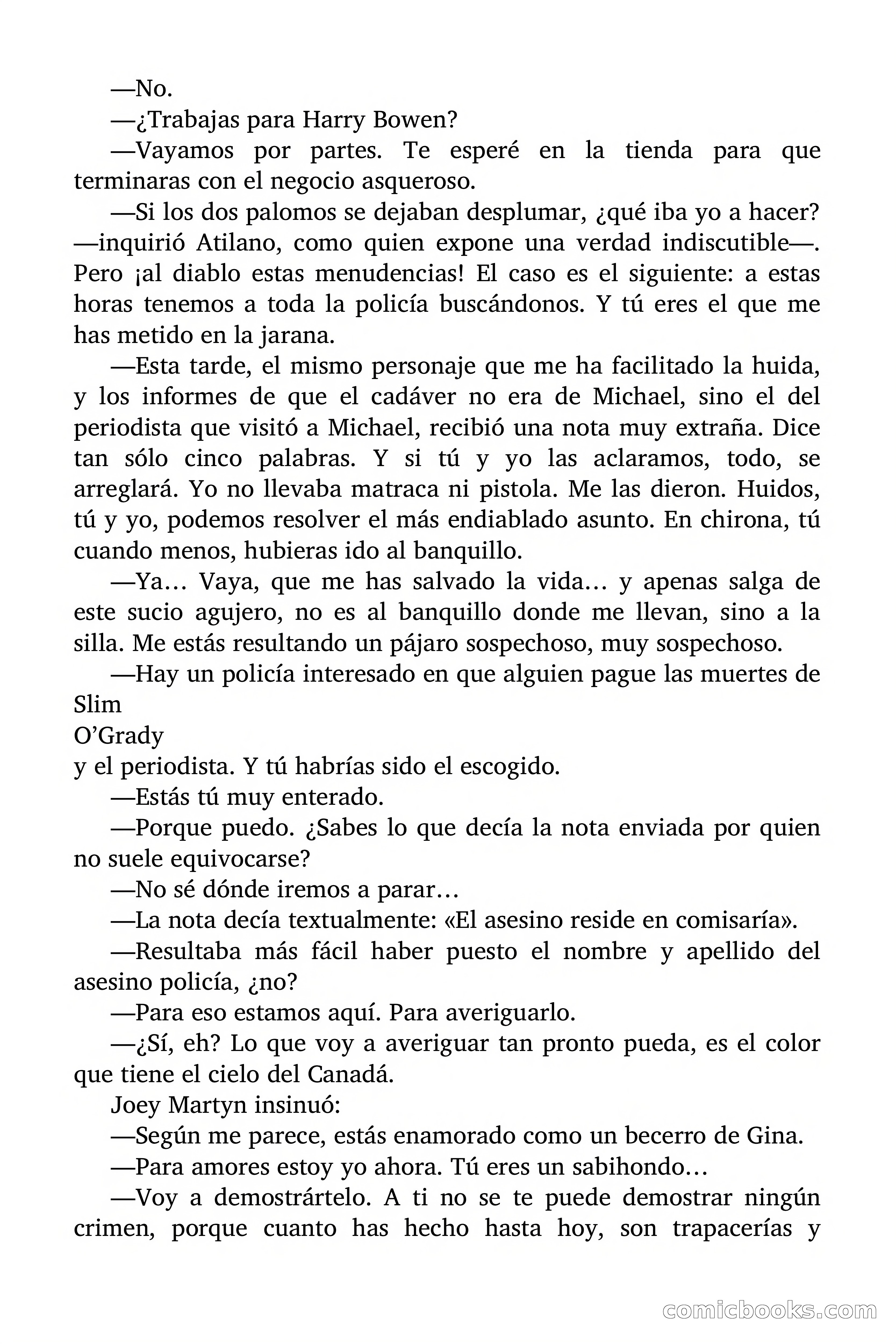 El asesino reside en comisaría — page 58 of 94