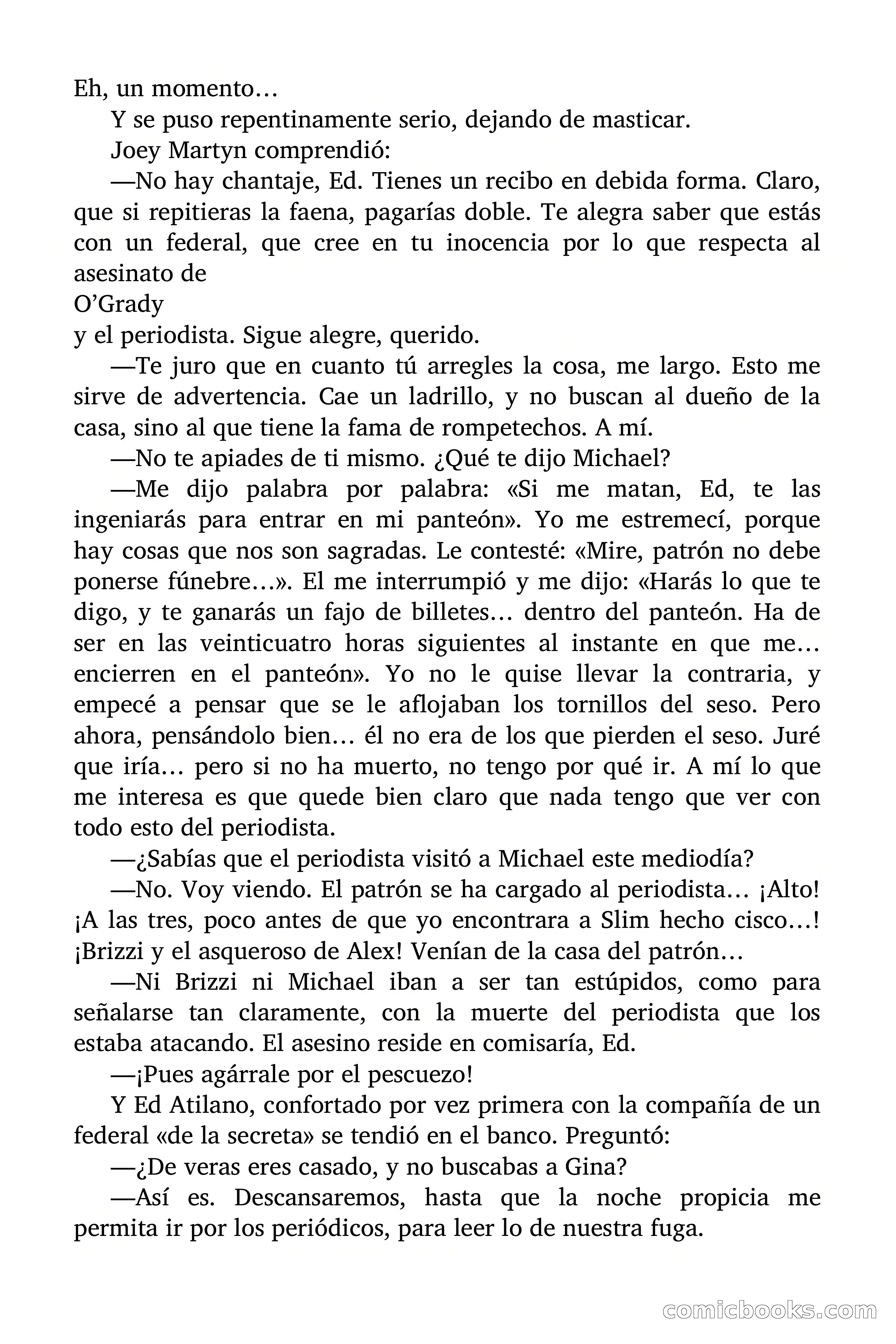 El asesino reside en comisaría — page 60 of 94