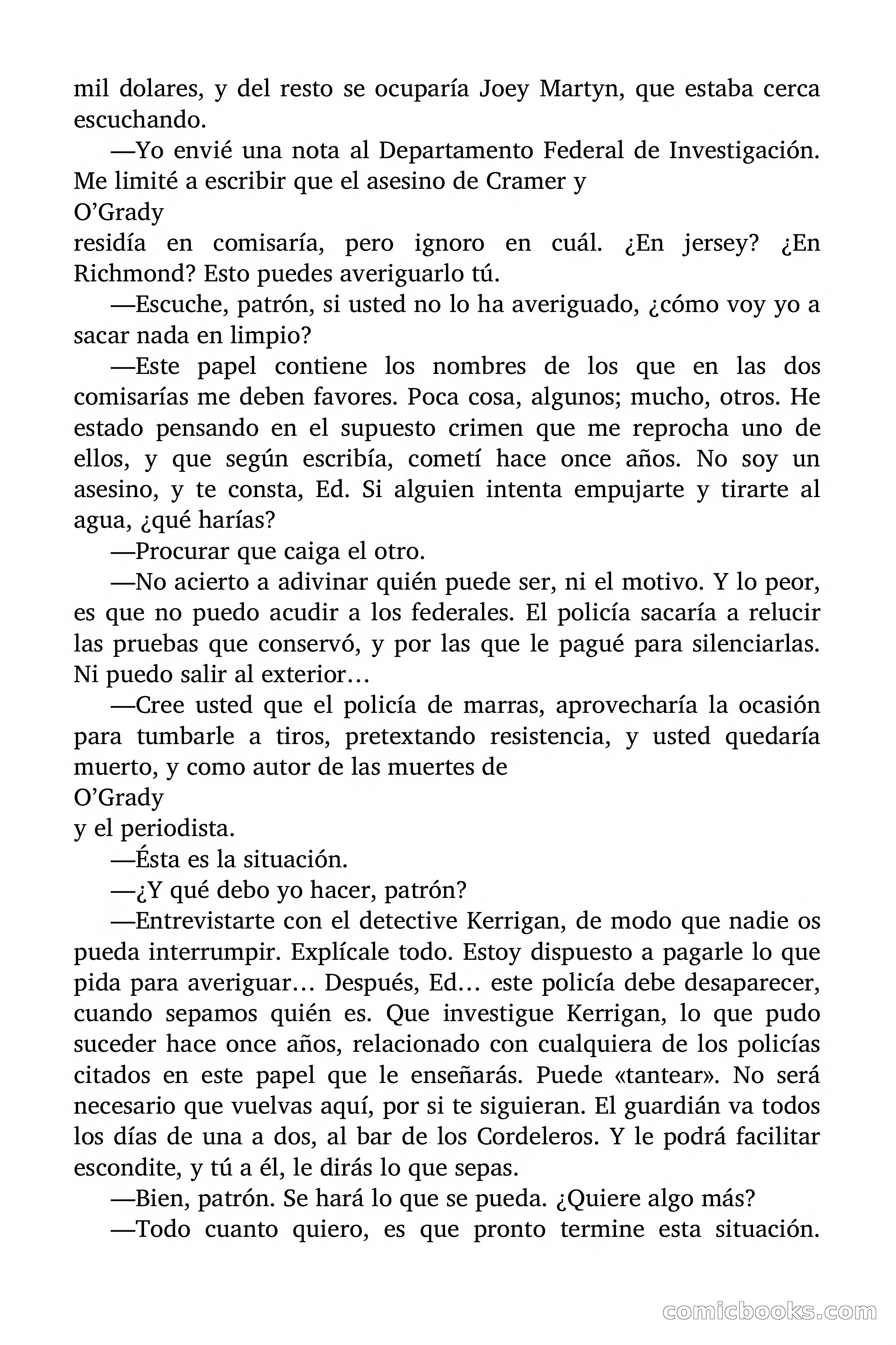 El asesino reside en comisaría — page 84 of 94