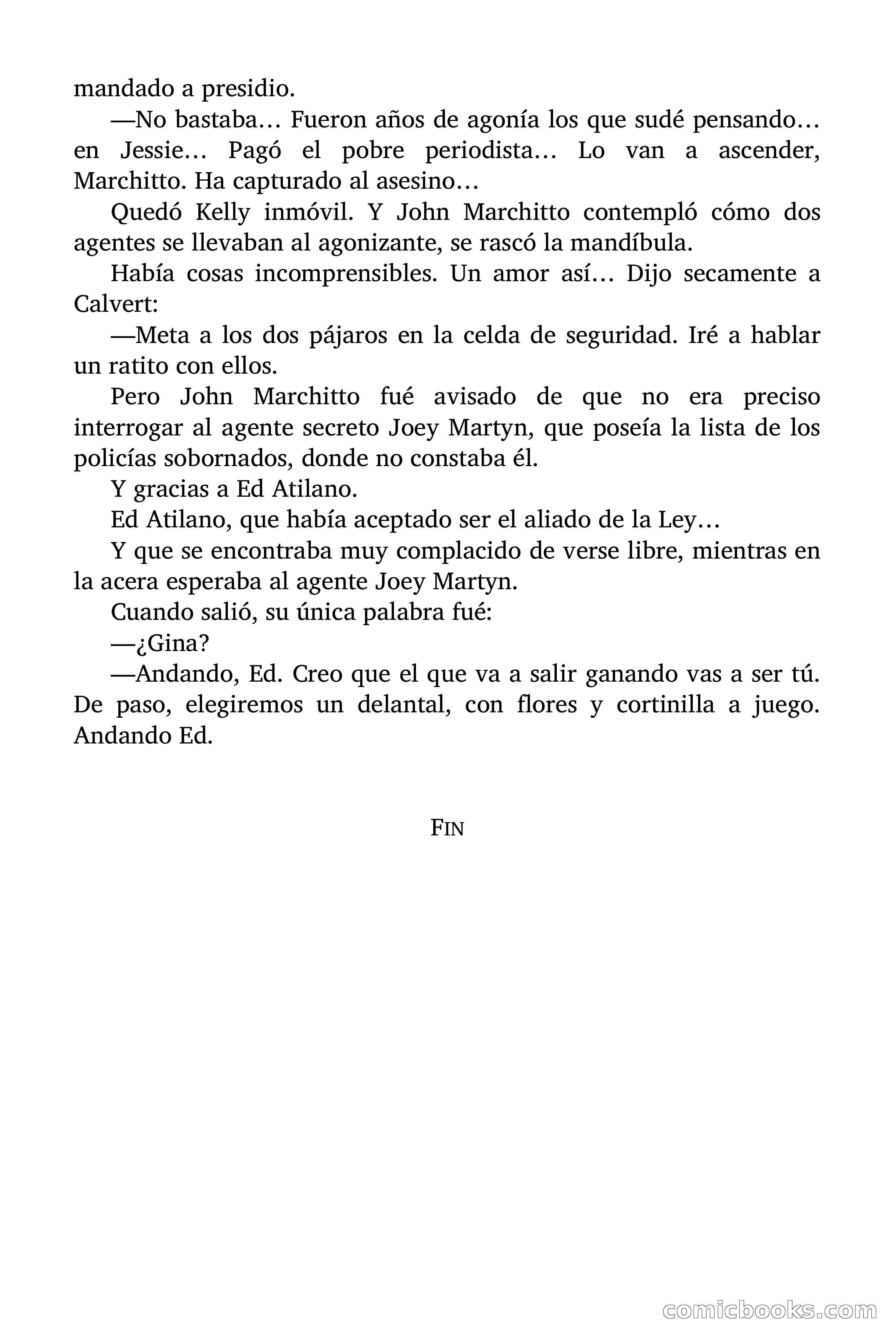 El asesino reside en comisaría — page 88 of 94