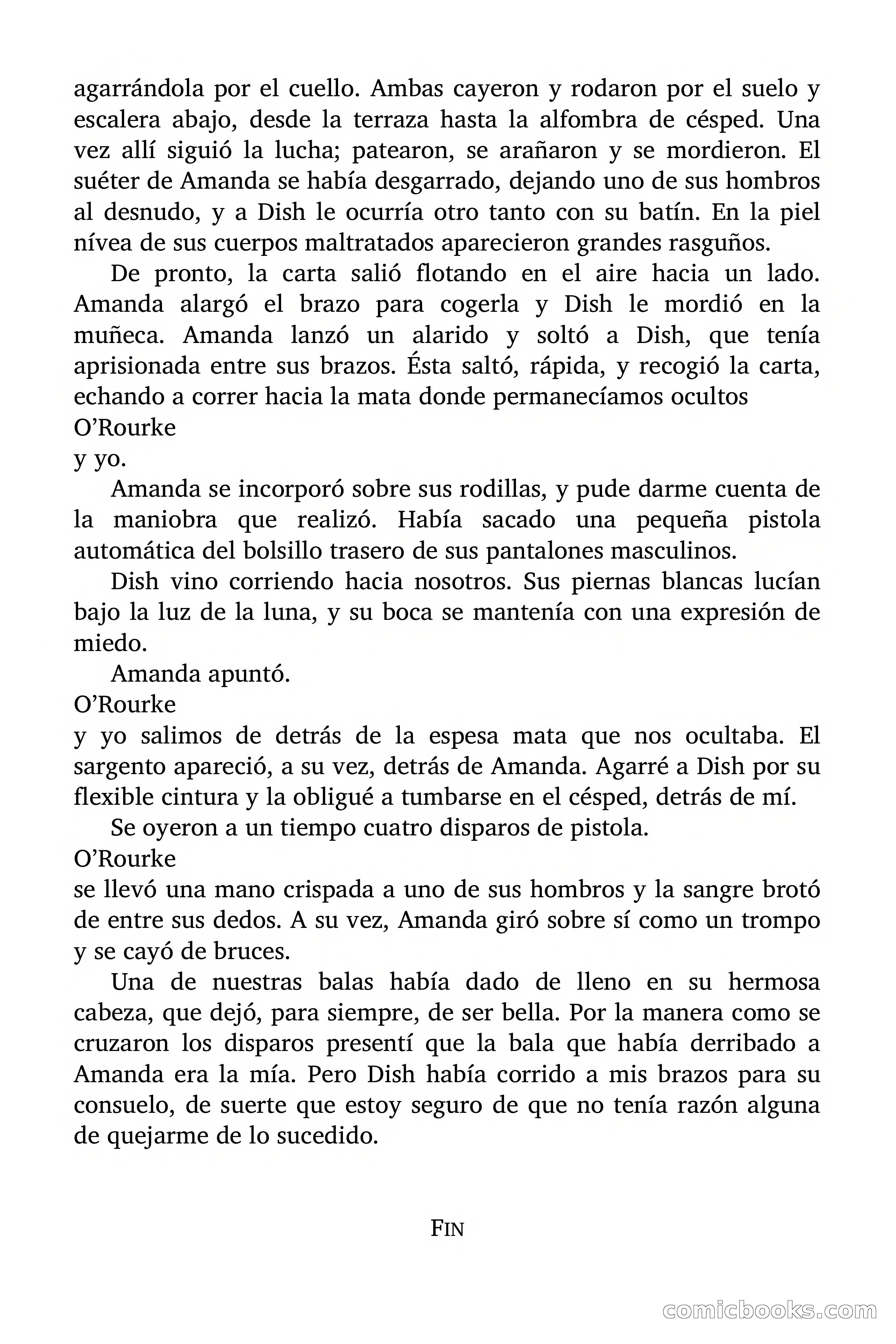 Pasión sangrienta — page 112 of 116