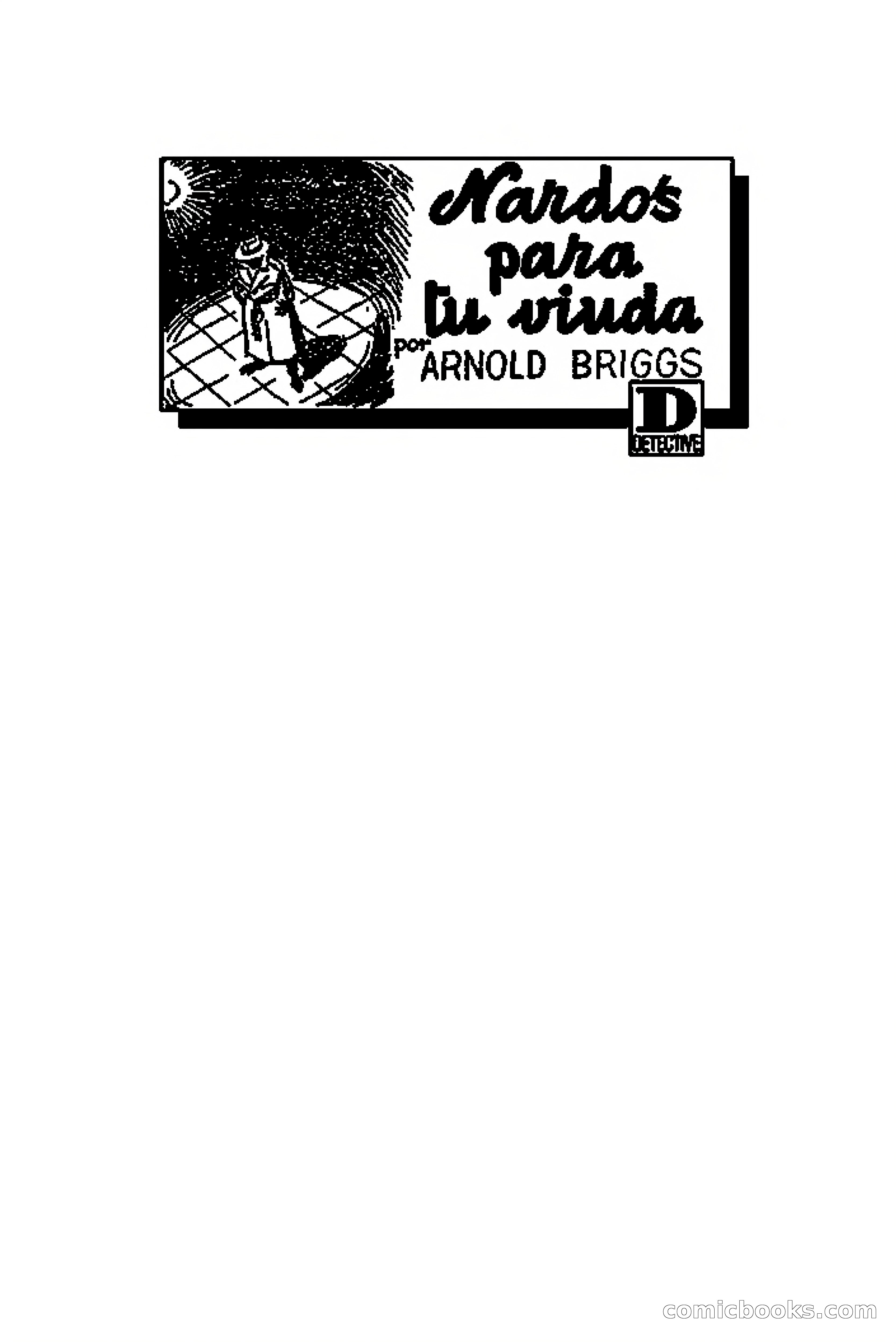 Nardos para tu viuda (Flowers for Your Widow) — page 5 of 88