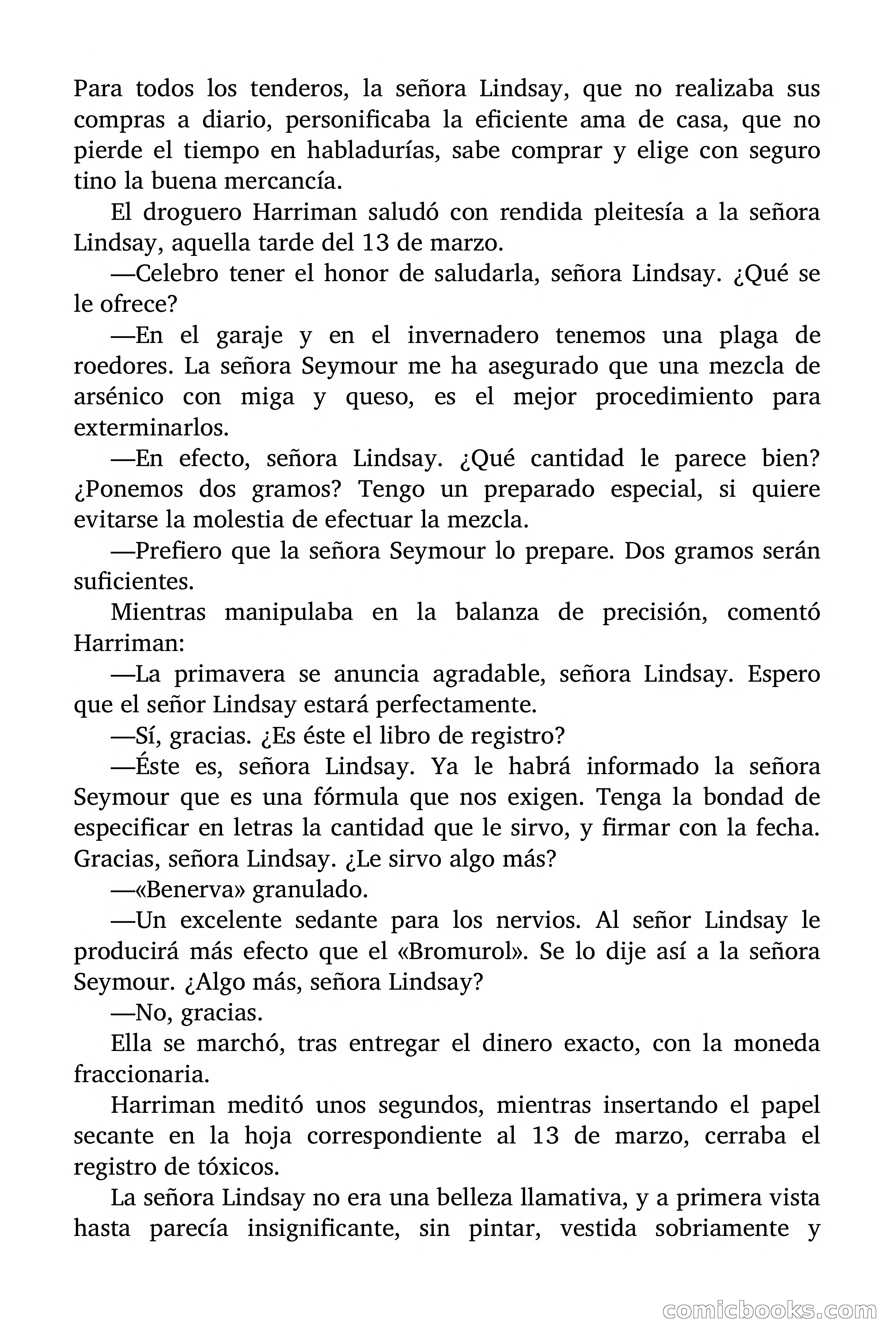 Nardos para tu viuda (Flowers for Your Widow) — page 7 of 88