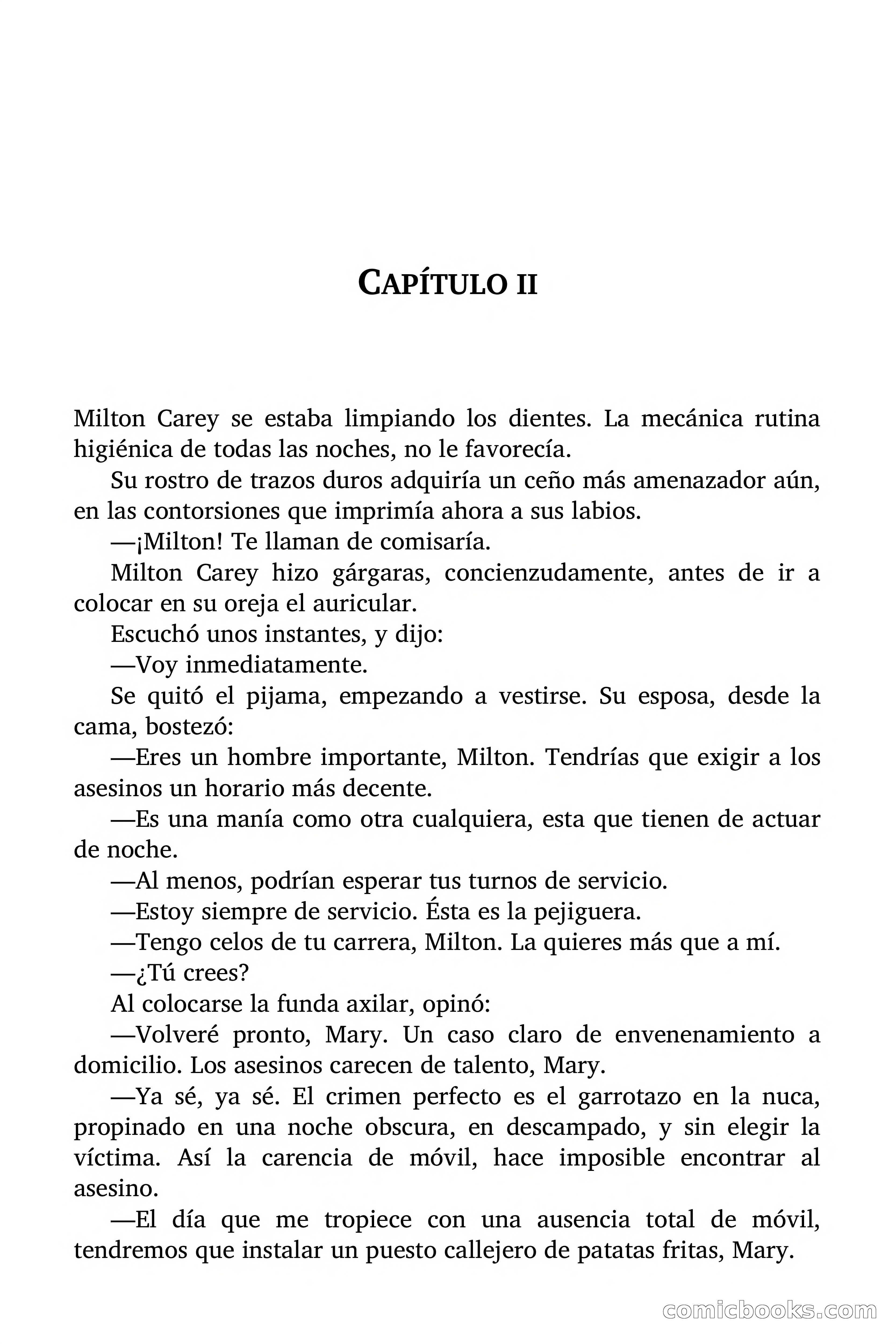Nardos para tu viuda (Flowers for Your Widow) — page 10 of 88