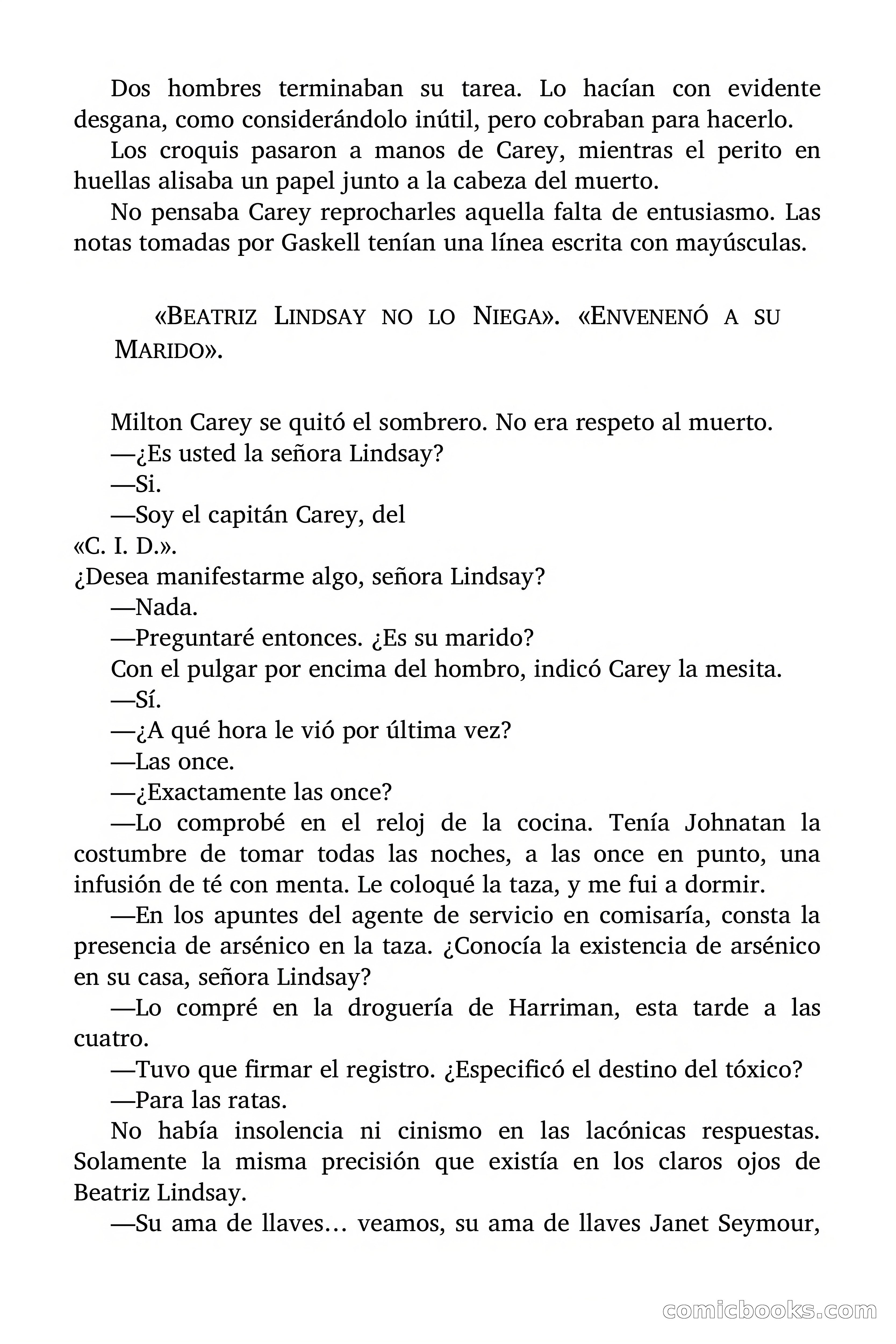 Nardos para tu viuda (Flowers for Your Widow) — page 12 of 88