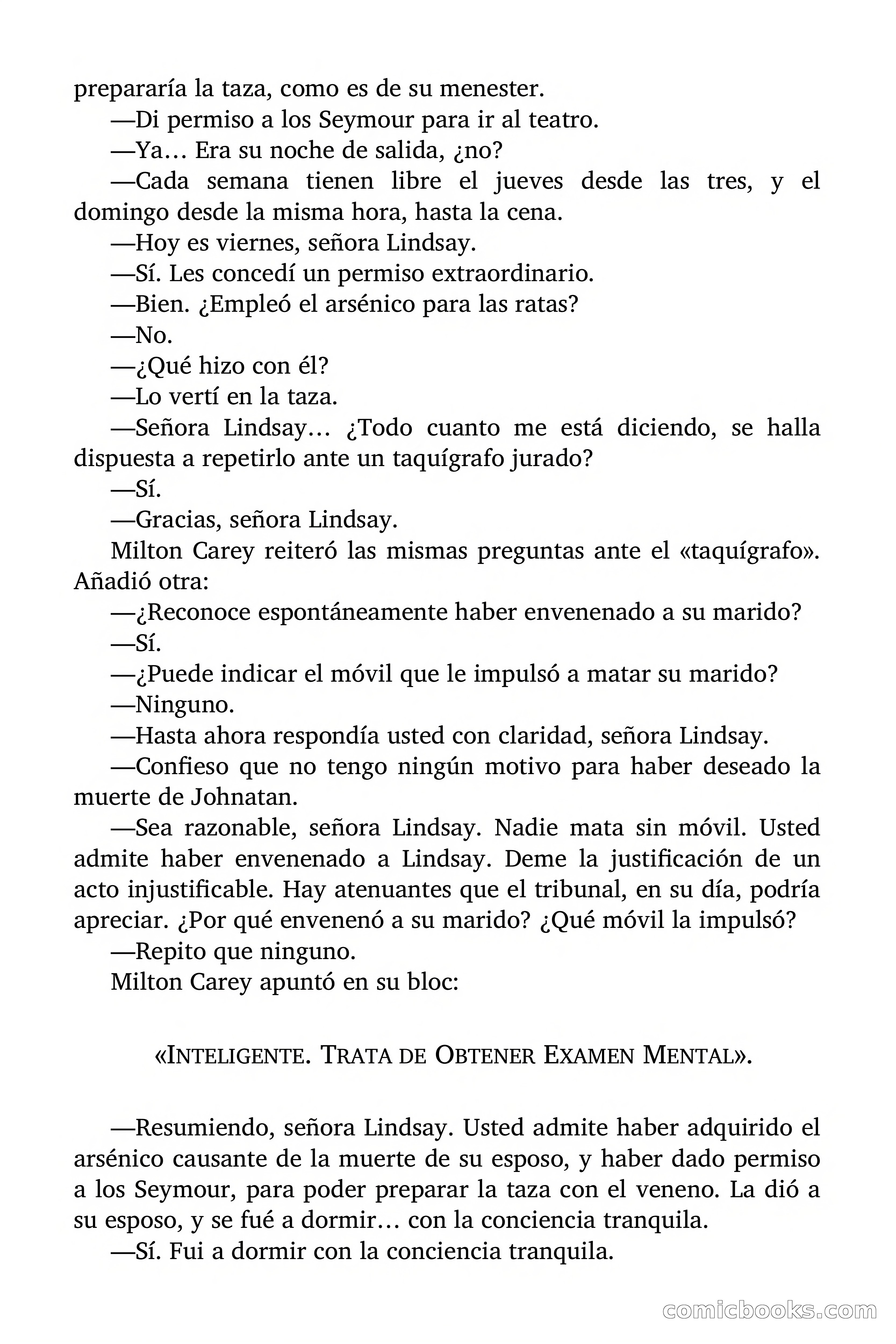 Nardos para tu viuda (Flowers for Your Widow) — page 13 of 88