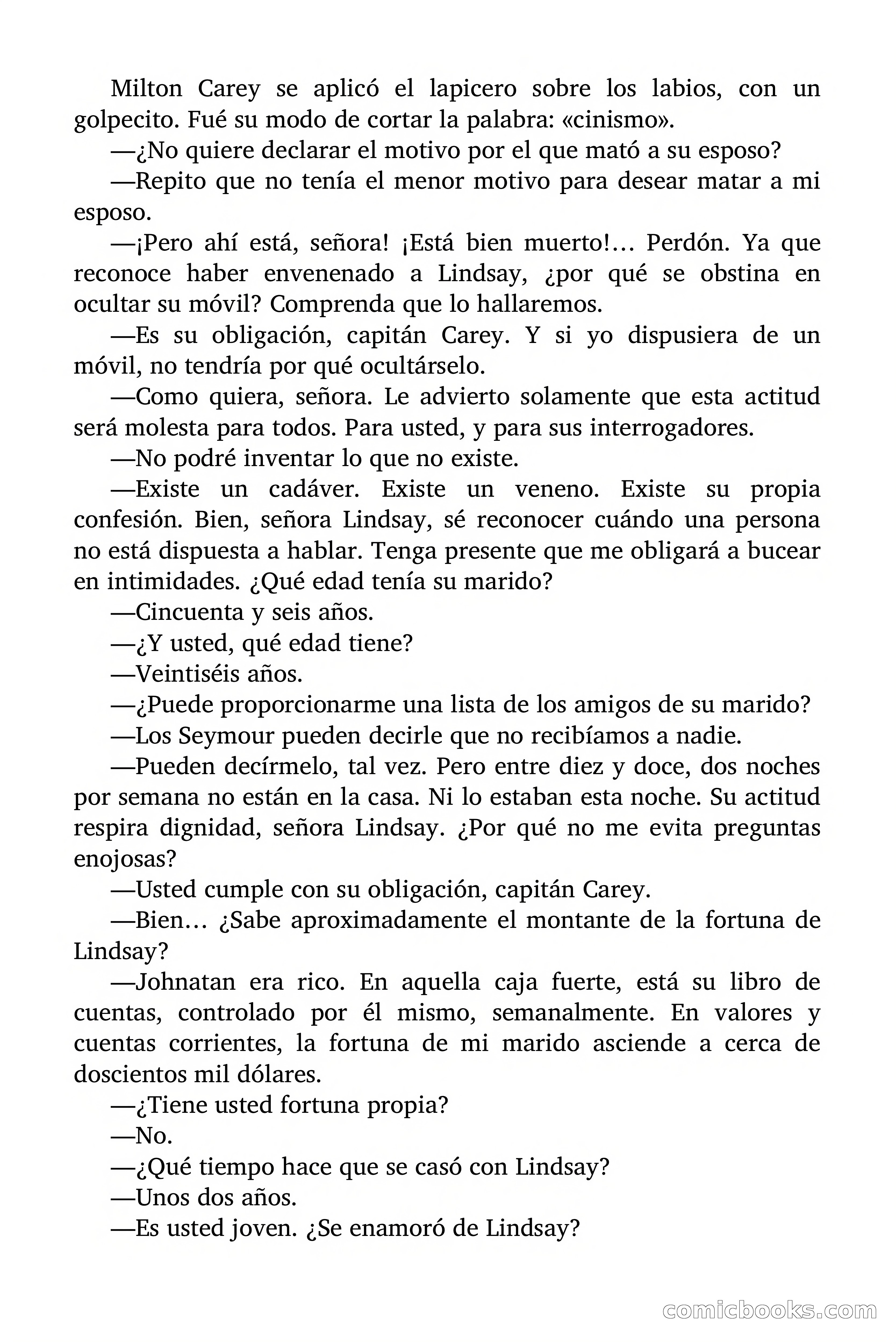 Nardos para tu viuda (Flowers for Your Widow) — page 14 of 88
