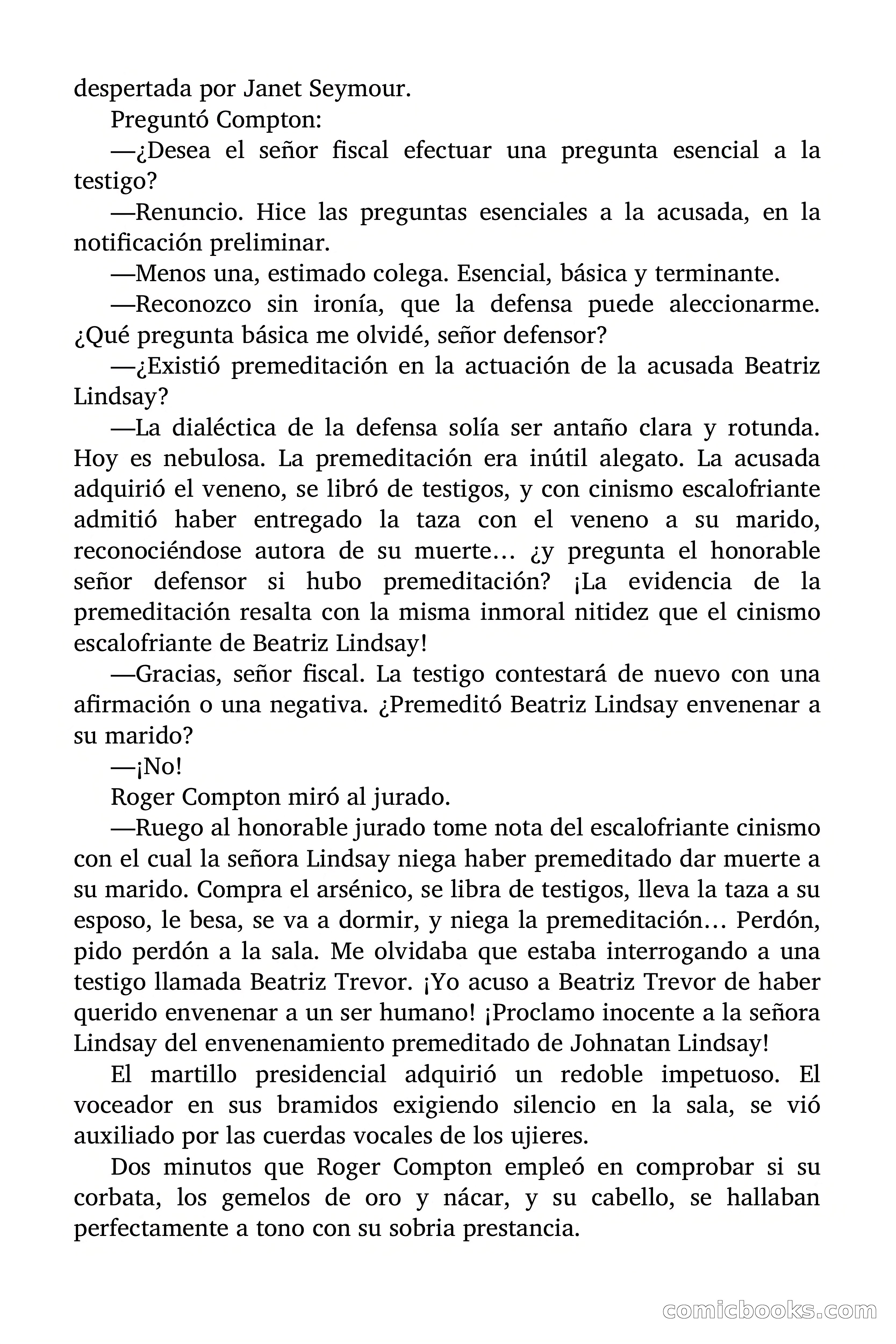 Nardos para tu viuda (Flowers for Your Widow) — page 30 of 88