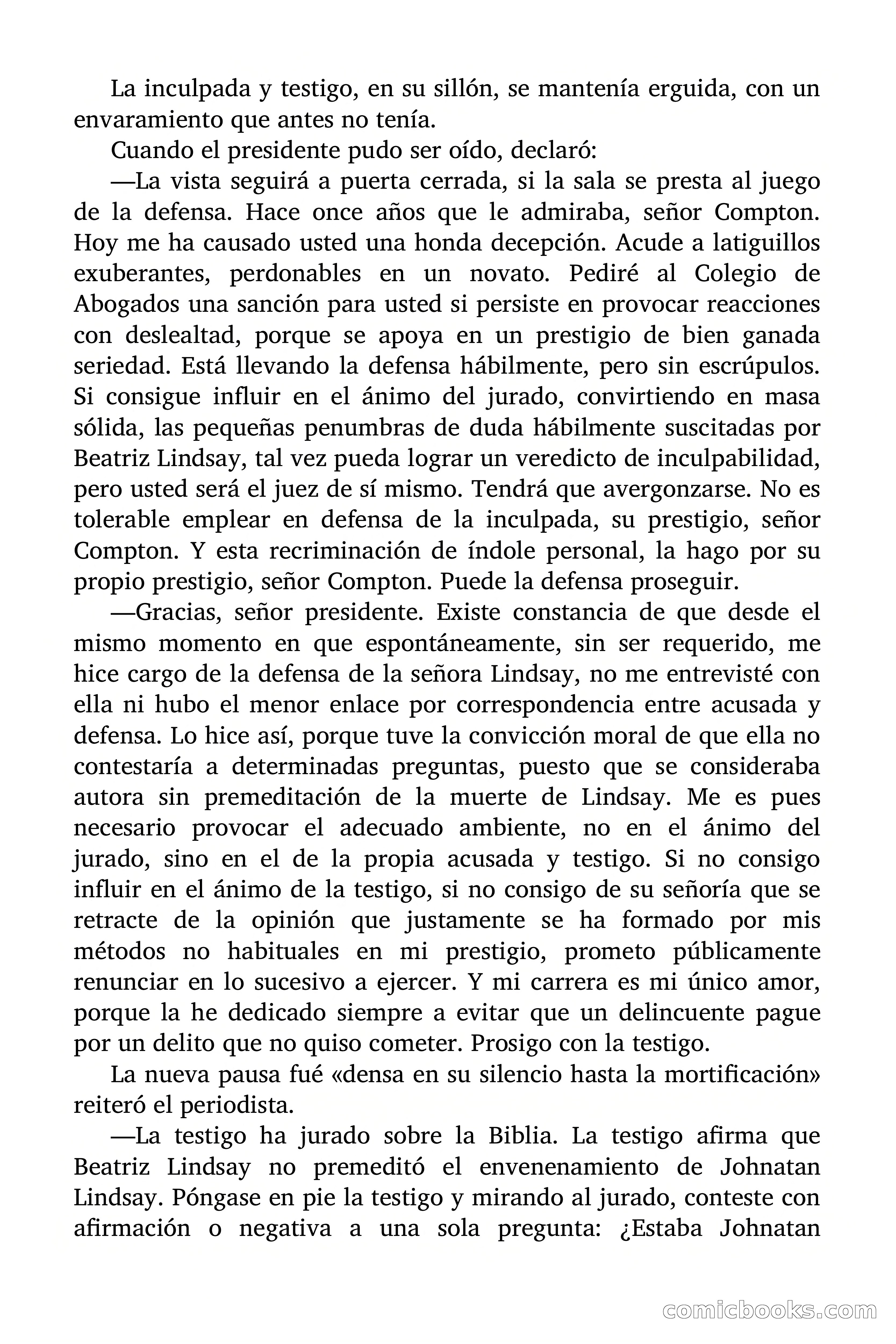 Nardos para tu viuda (Flowers for Your Widow) — page 31 of 88