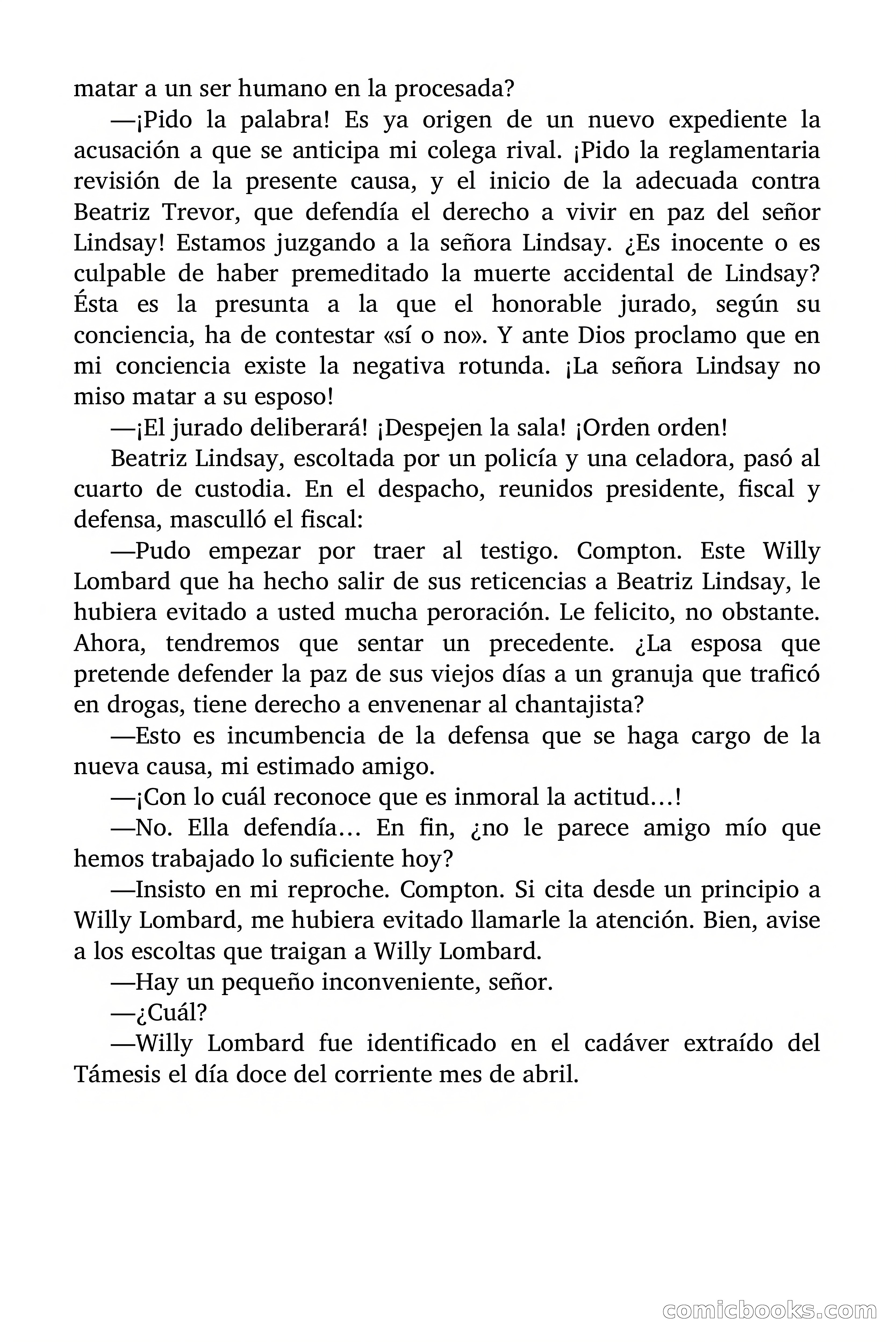 Nardos para tu viuda (Flowers for Your Widow) — page 35 of 88