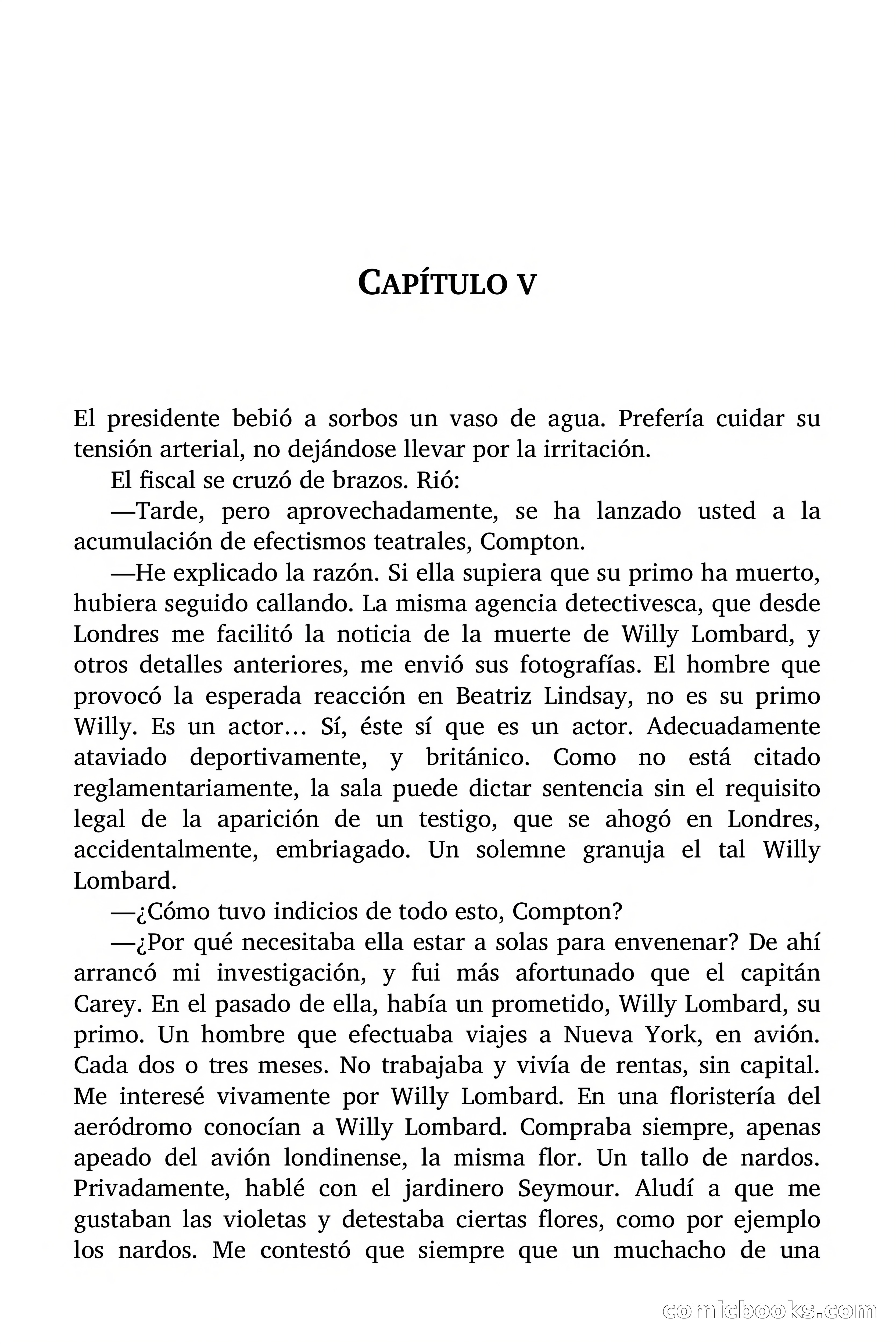 Nardos para tu viuda (Flowers for Your Widow) — page 36 of 88