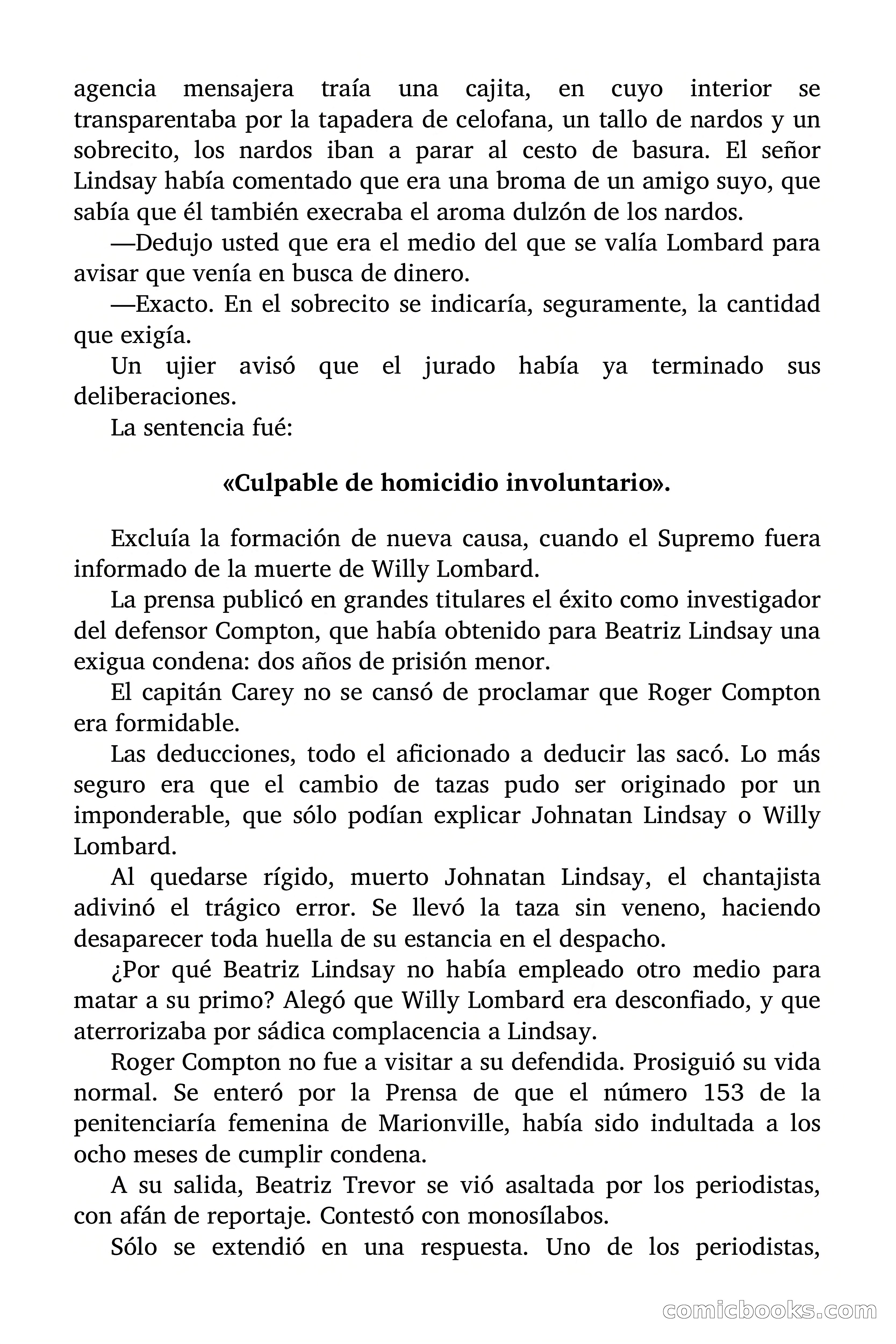 Nardos para tu viuda (Flowers for Your Widow) — page 37 of 88