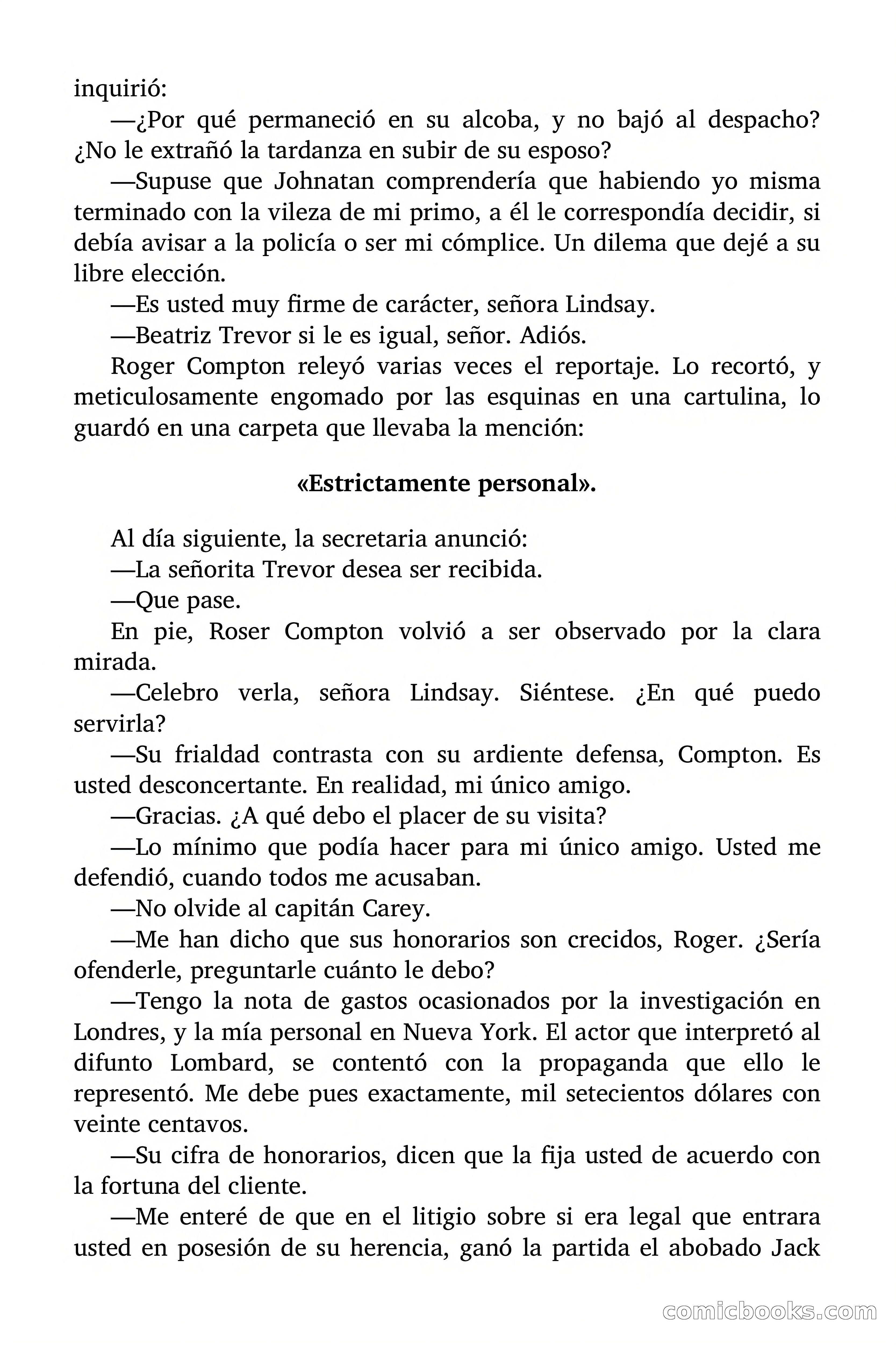 Nardos para tu viuda (Flowers for Your Widow) — page 38 of 88