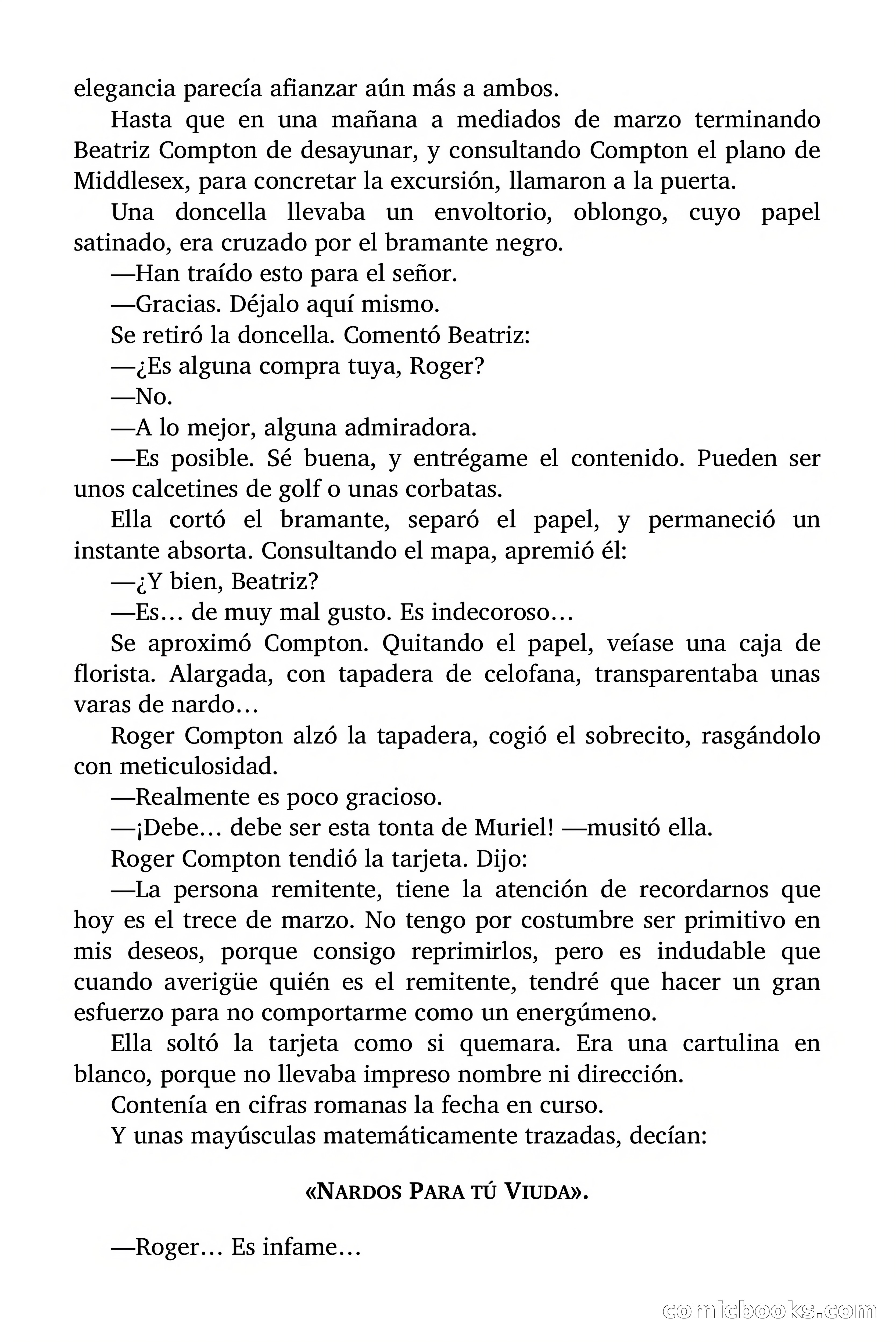 Nardos para tu viuda (Flowers for Your Widow) — page 43 of 88