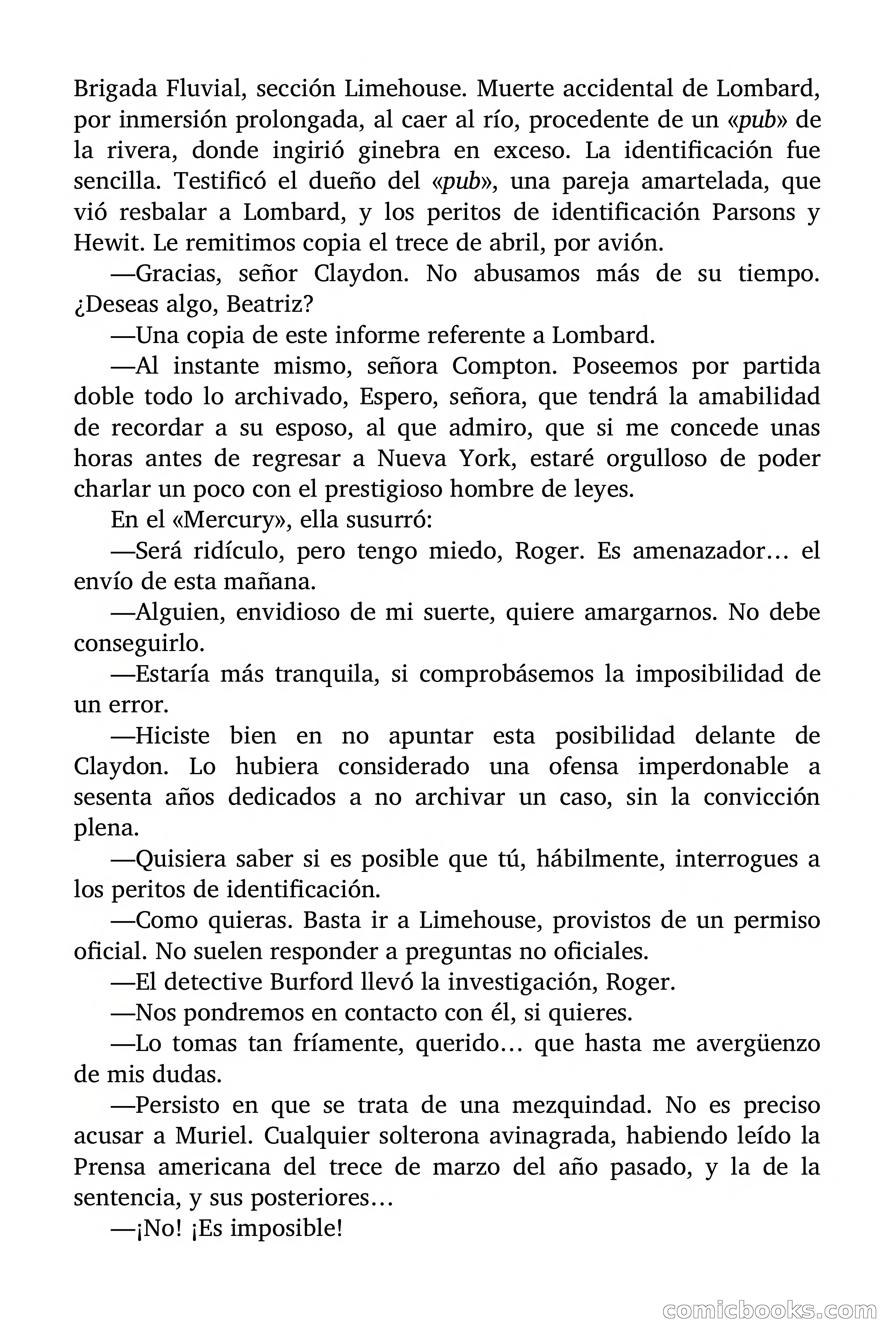 Nardos para tu viuda (Flowers for Your Widow) — page 46 of 88