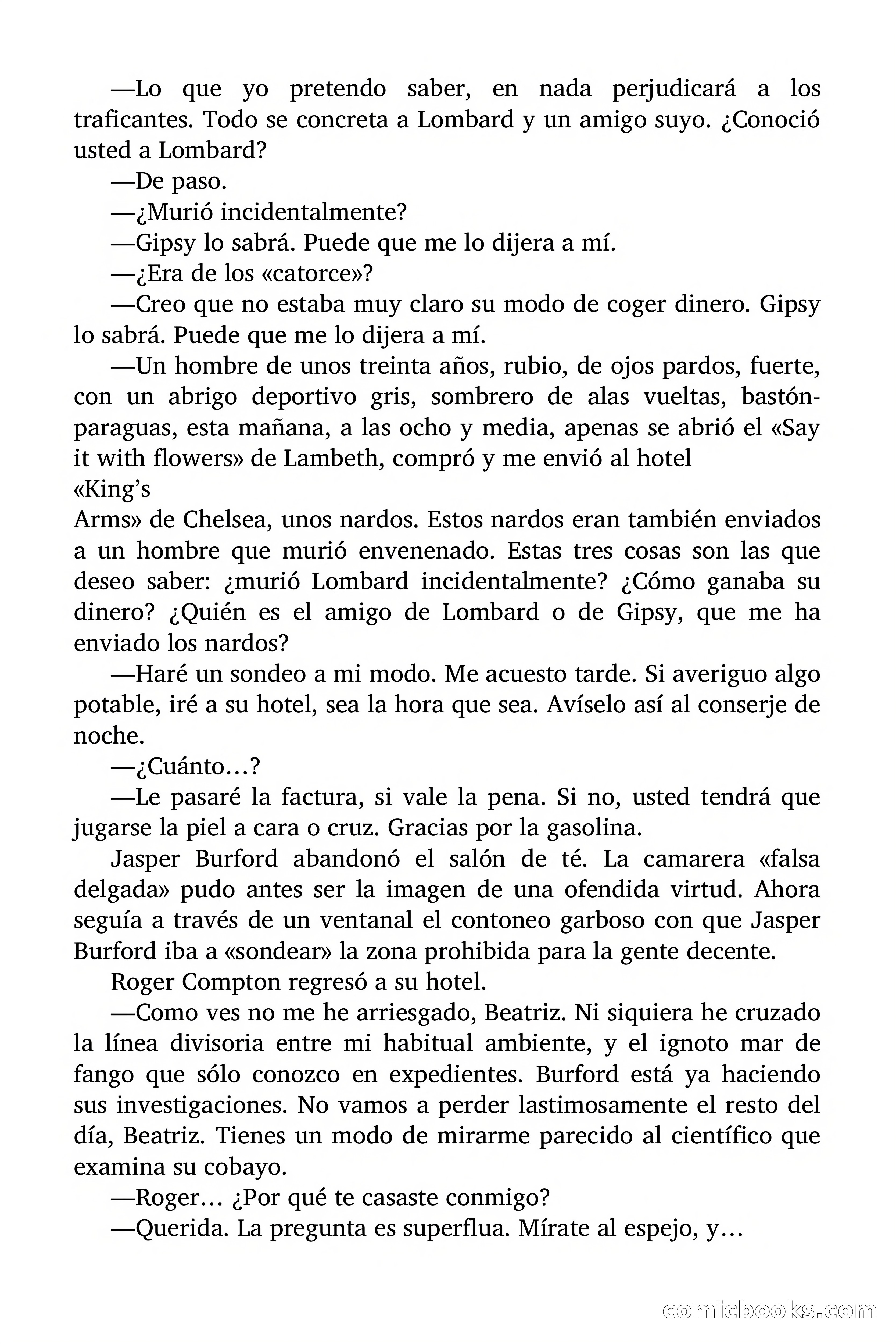 Nardos para tu viuda (Flowers for Your Widow) — page 56 of 88