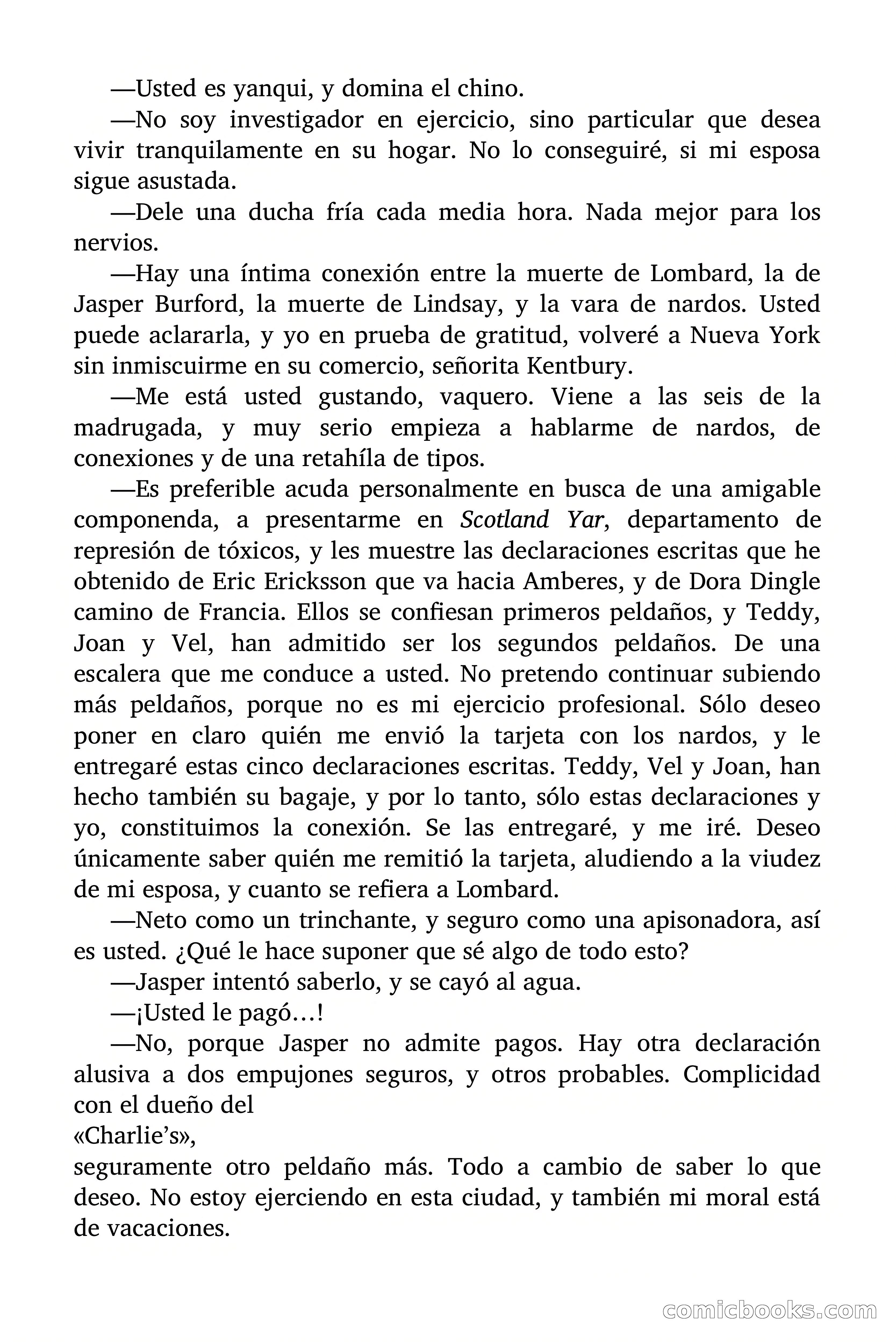 Nardos para tu viuda (Flowers for Your Widow) — page 70 of 88