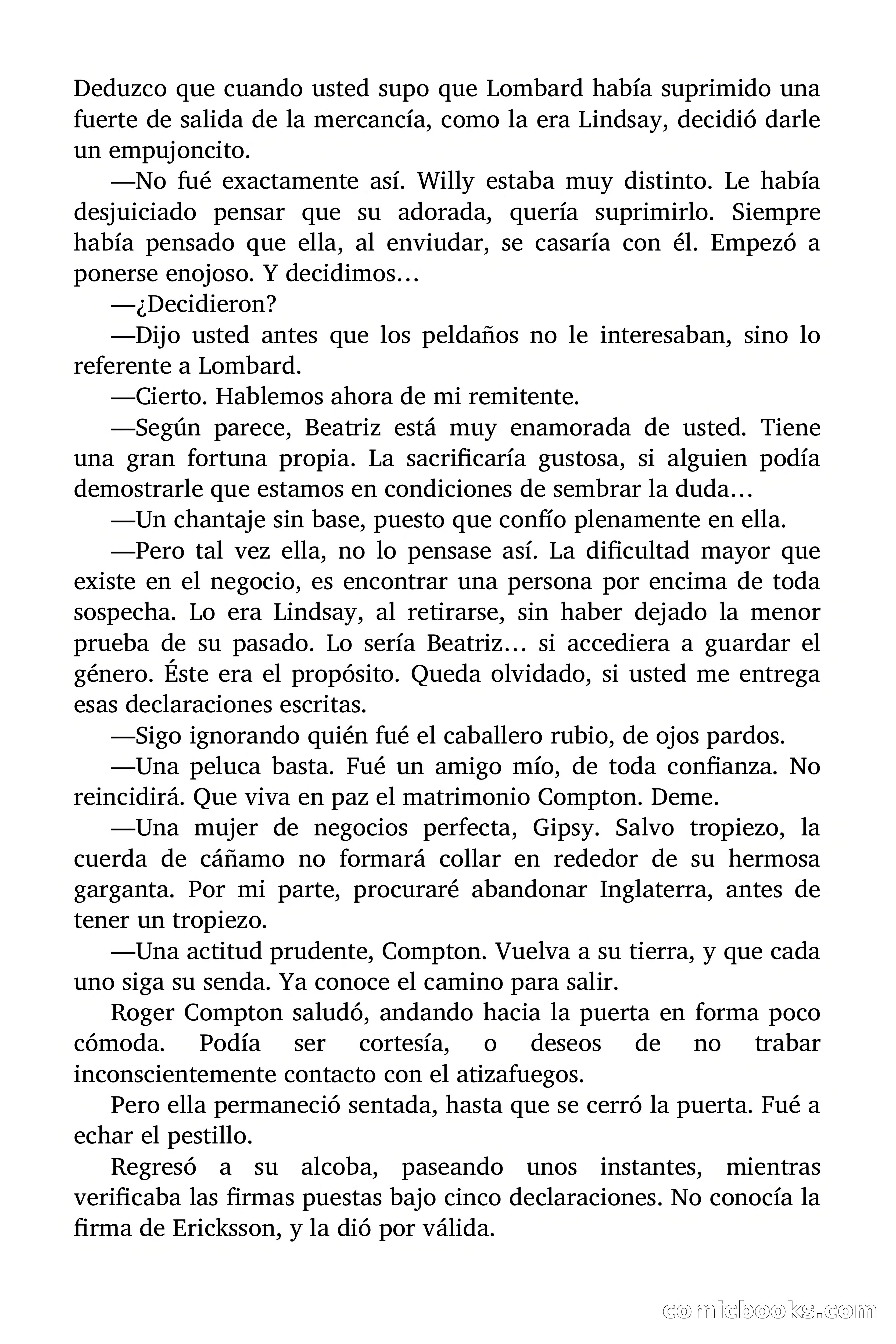 Nardos para tu viuda (Flowers for Your Widow) — page 72 of 88
