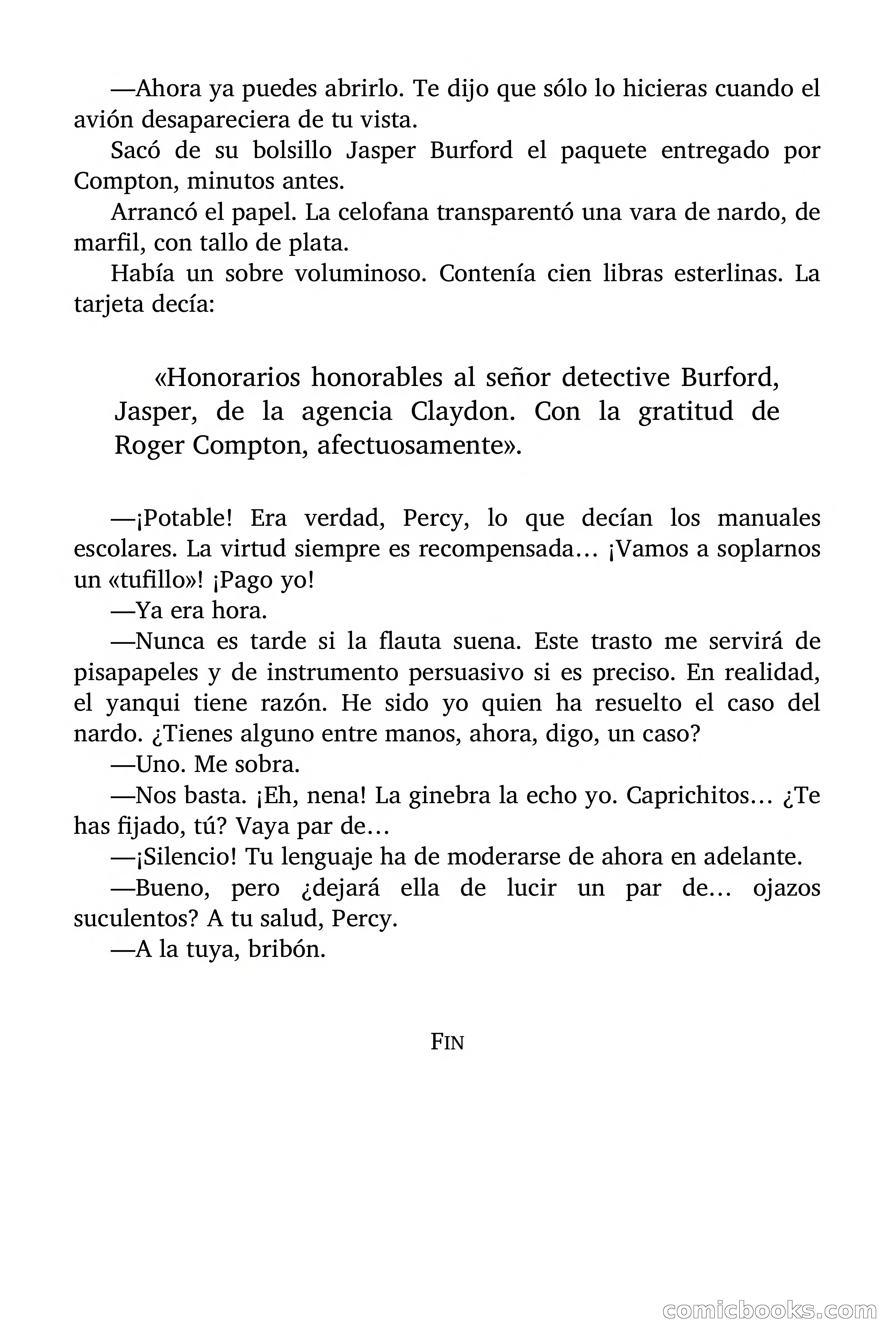 Nardos para tu viuda (Flowers for Your Widow) — page 85 of 88