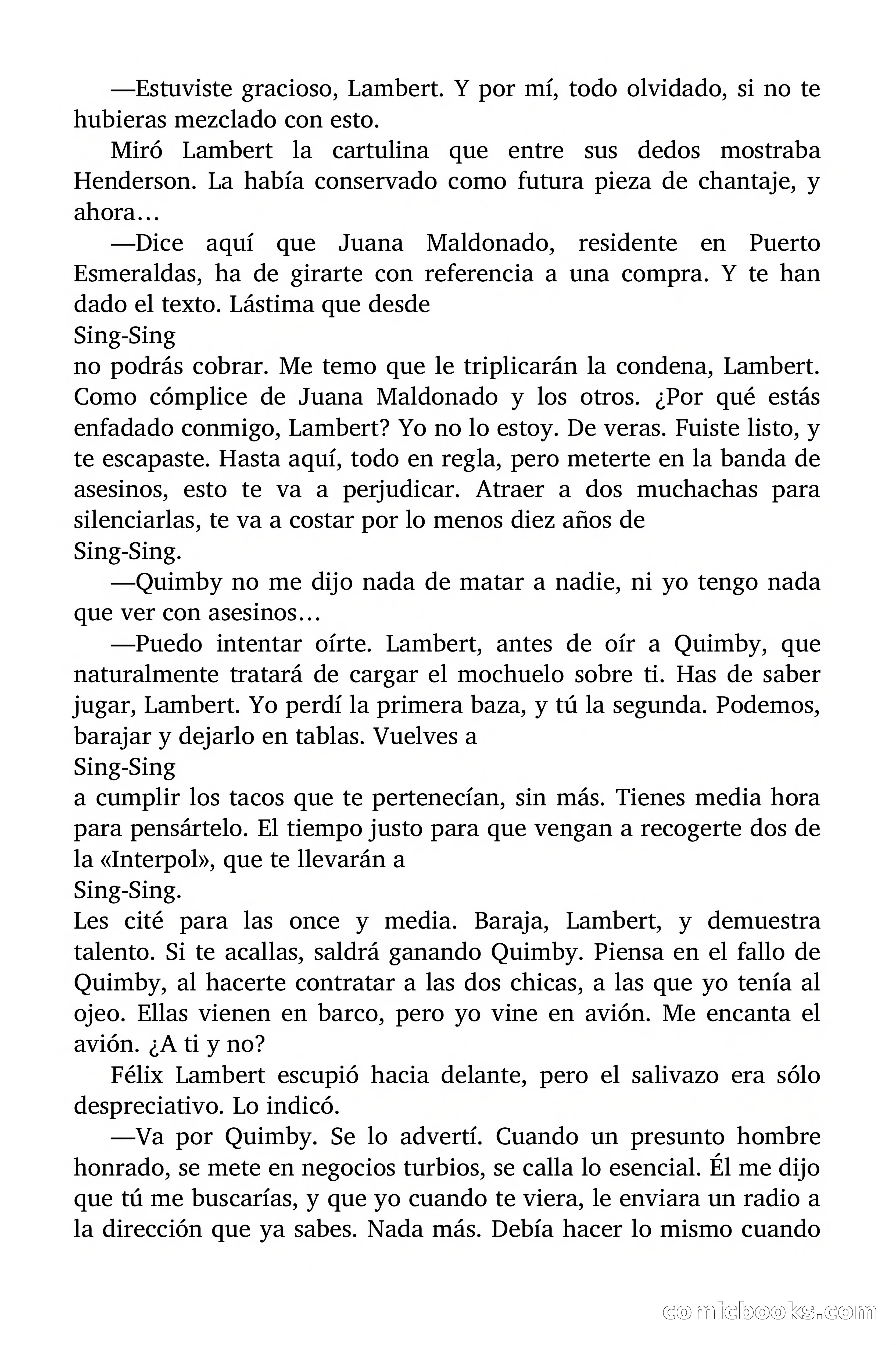 Rumbo a Sing Sing — page 84 of 100