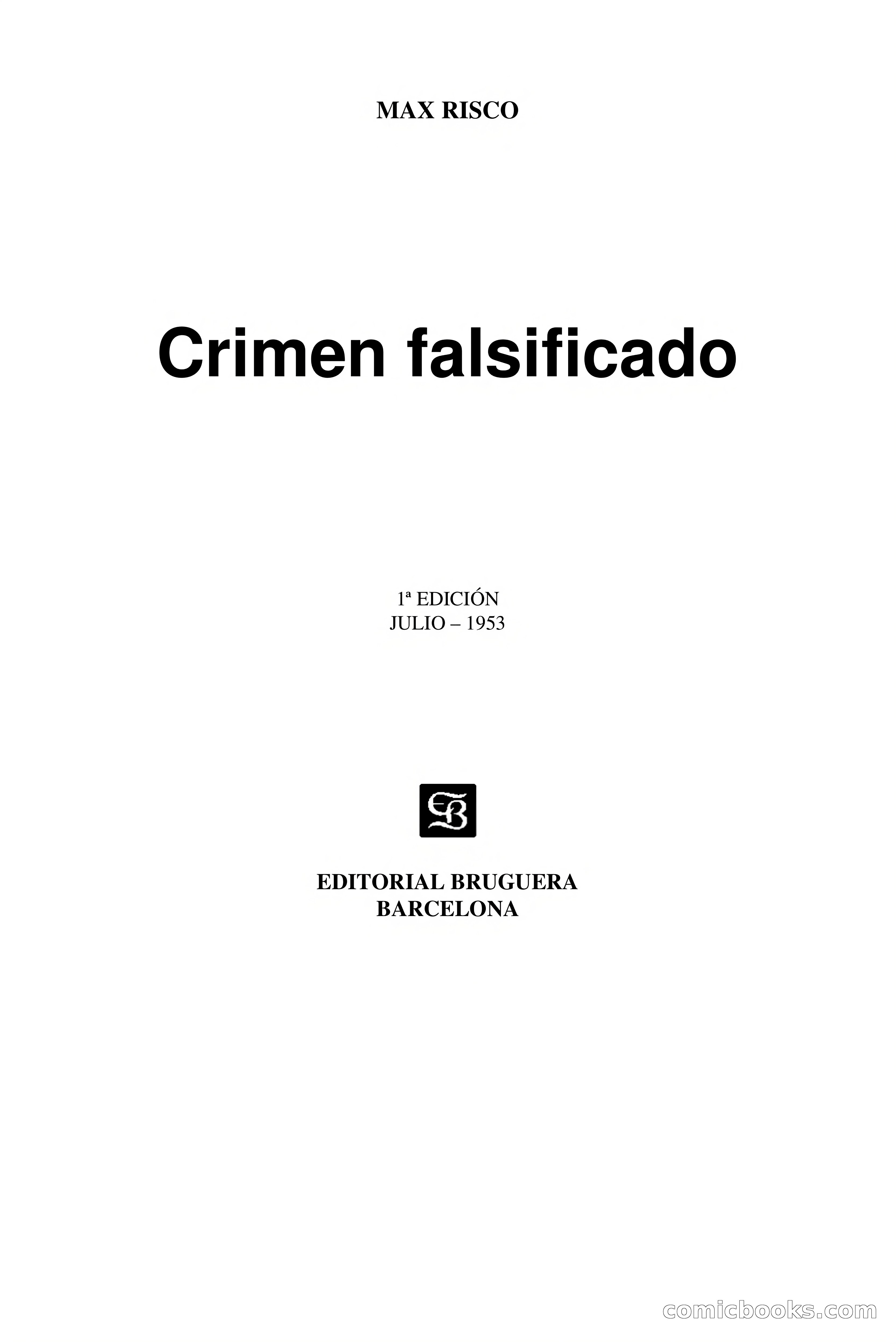 Crimen Falsificado — page 6 of 76