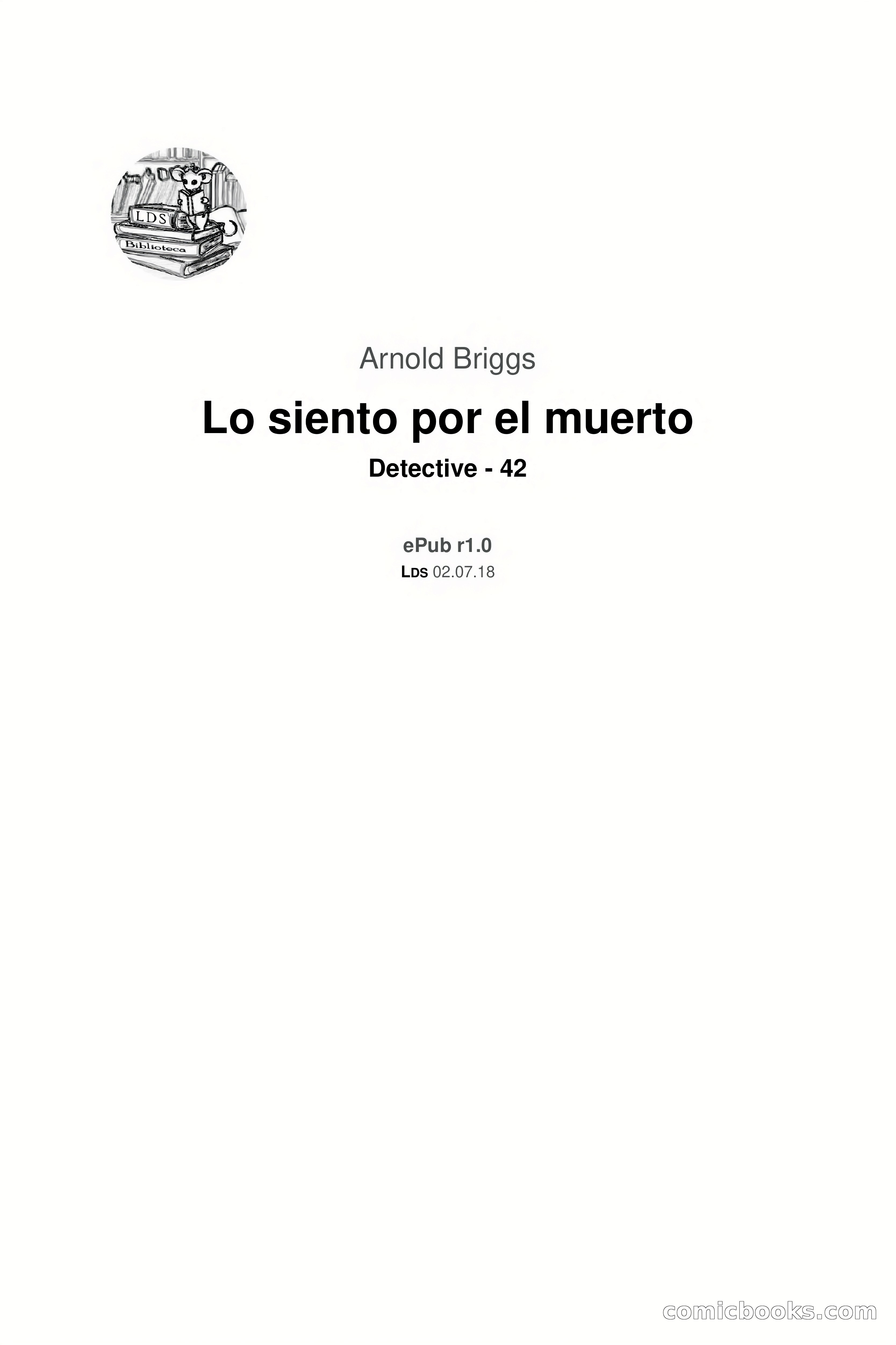 Lo siento por el muerto — page 3 of 83