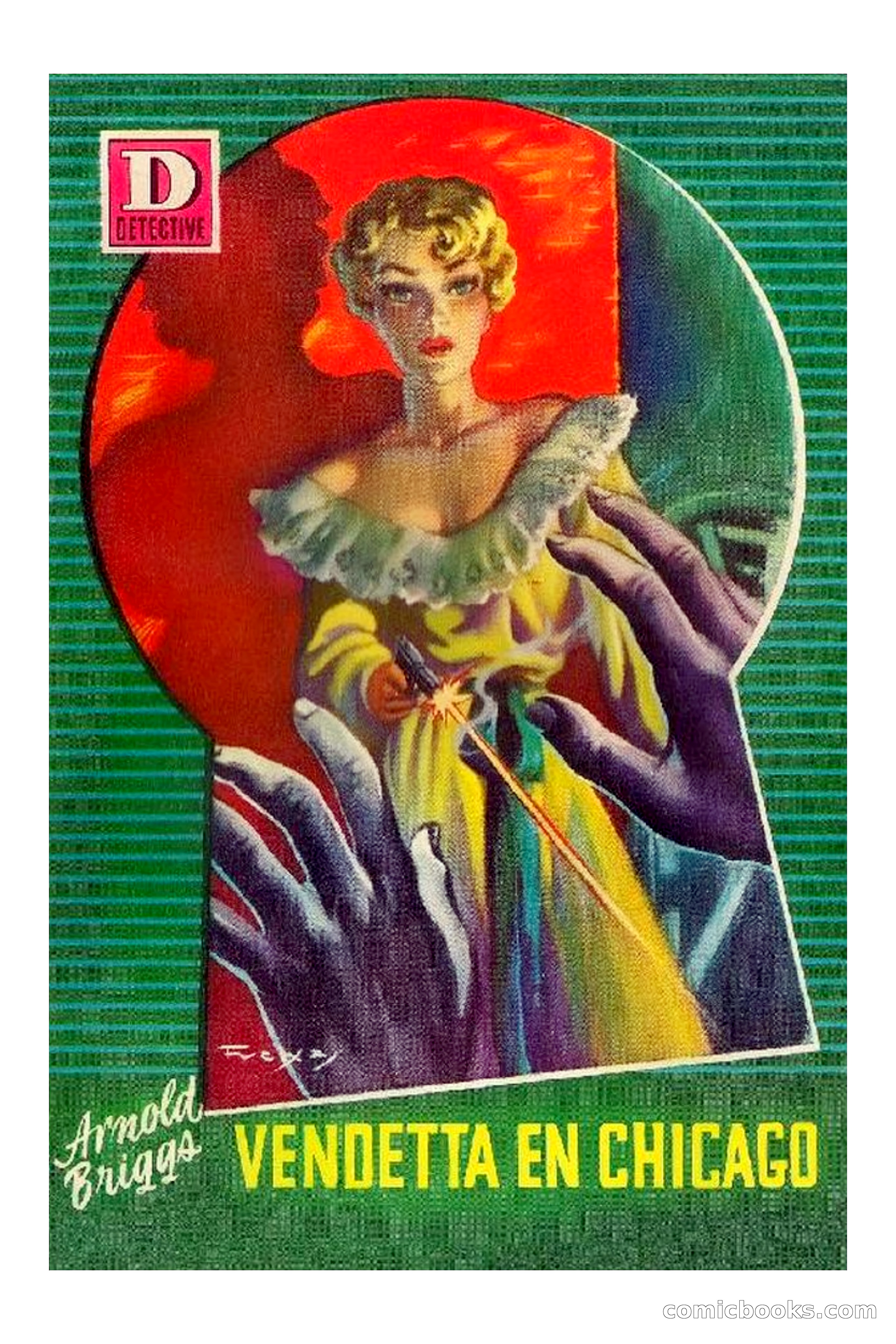 Detective Magazine Cover: "Vendetta en Chicago"