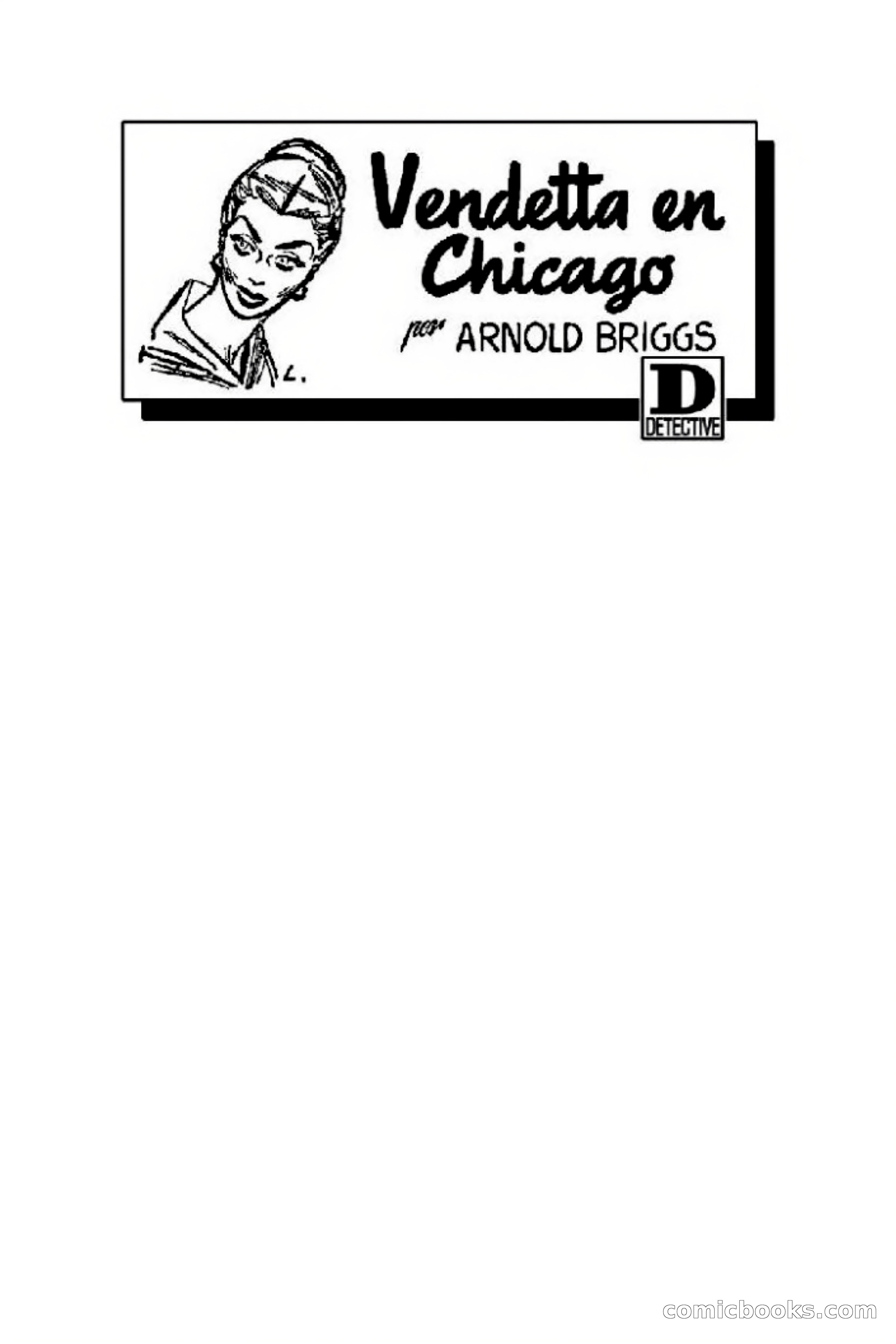 Detective Magazine Cover: "Vendetta en Chicago" — page 4 of 91